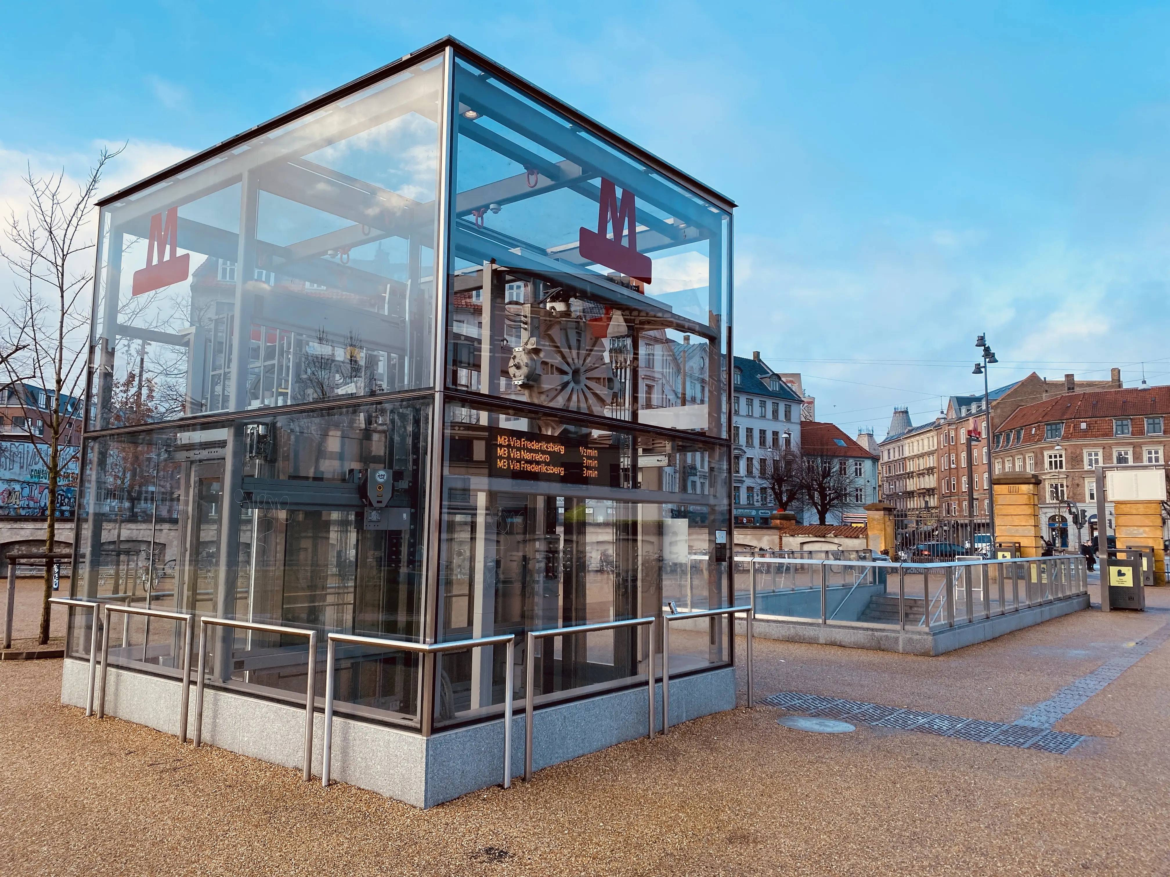 Billede af Nørrebros Runddel Metrostation. Billede af Nørrebros Runddel Metrostation.