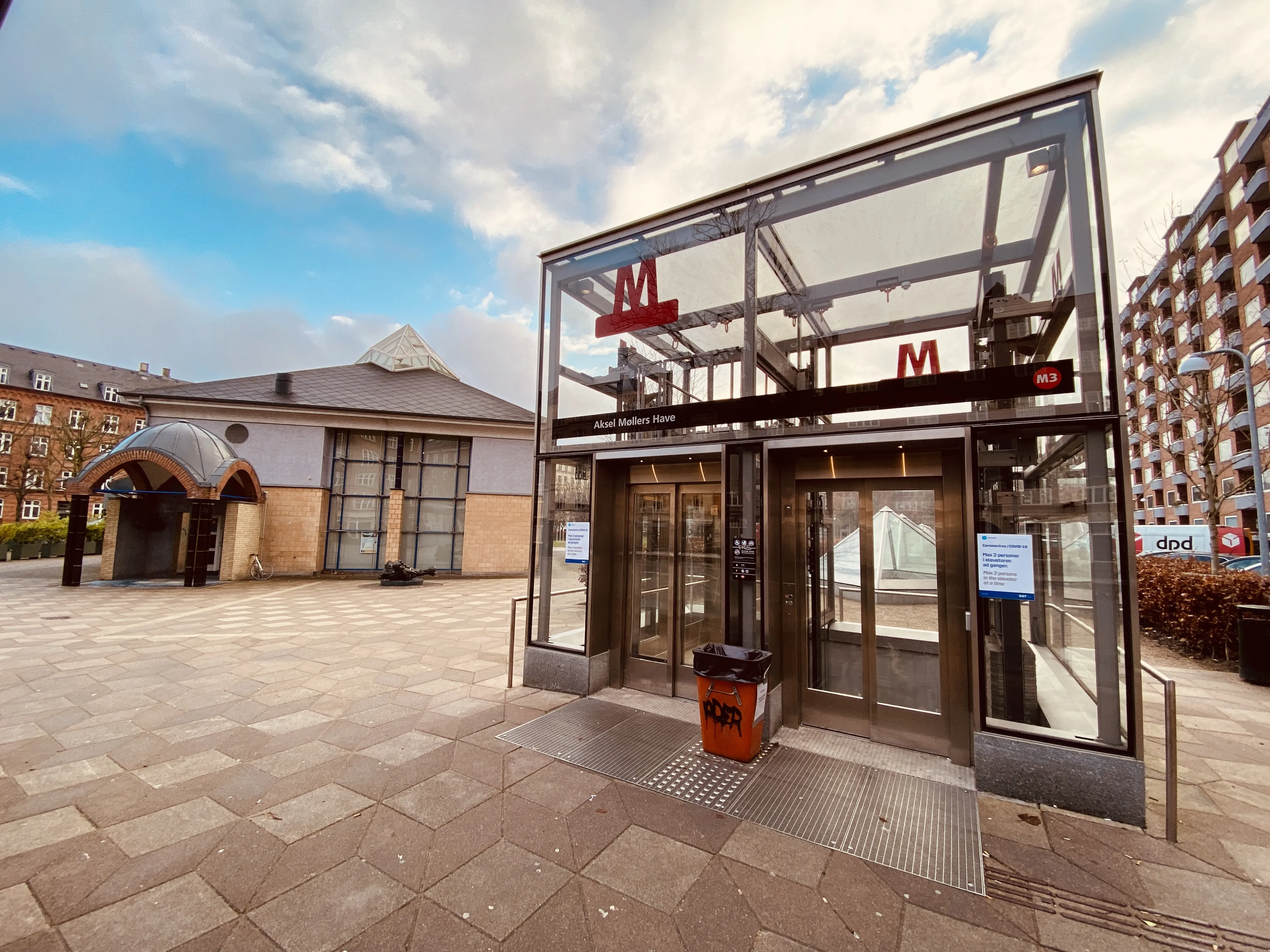 Billede af Aksel Møllers Have Metrostation. Billede af Aksel Møllers Have Metrostation.