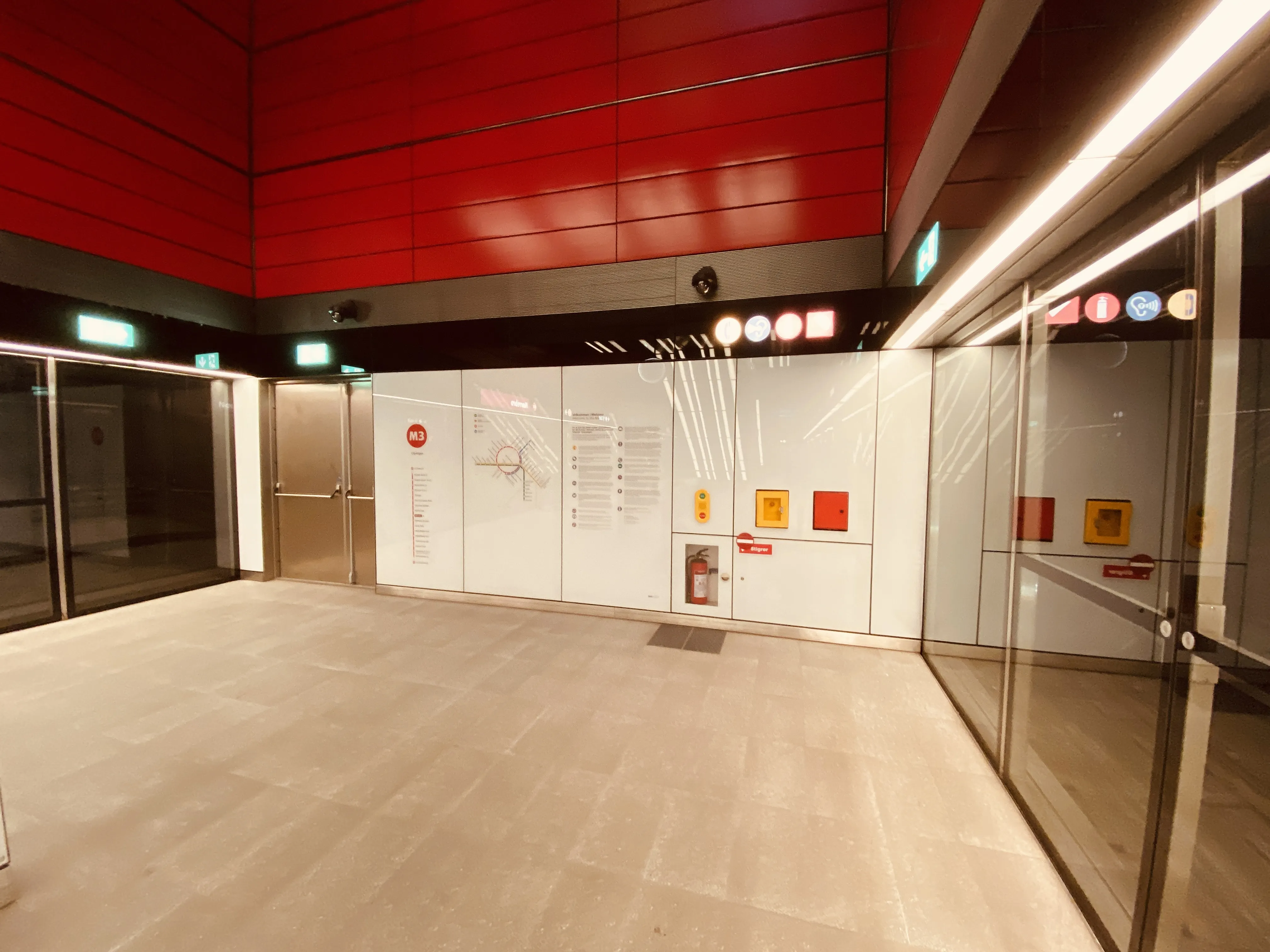 Billede af Nørrebro Metrostation.