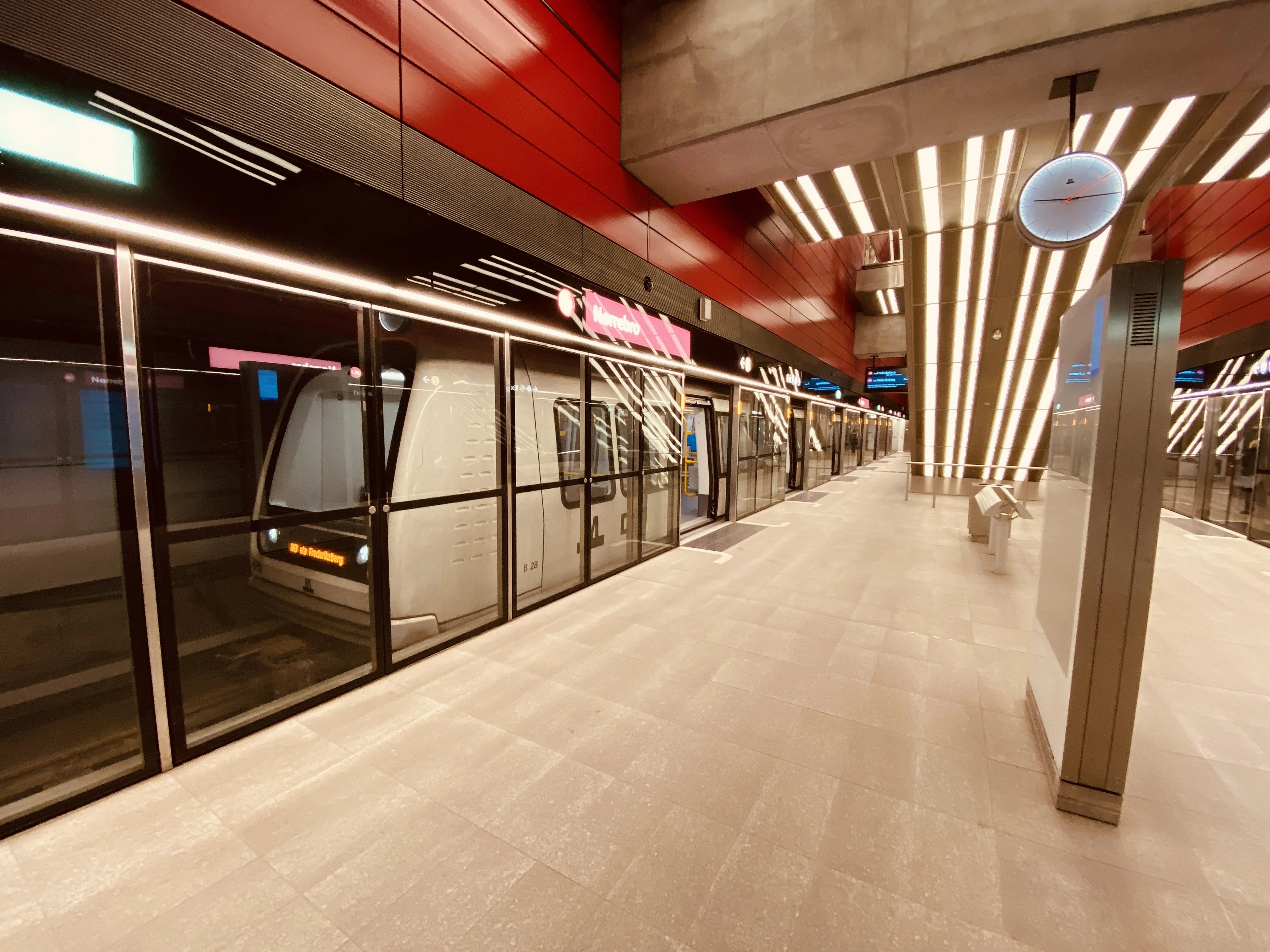 Billede af Nørrebro Metrostation.