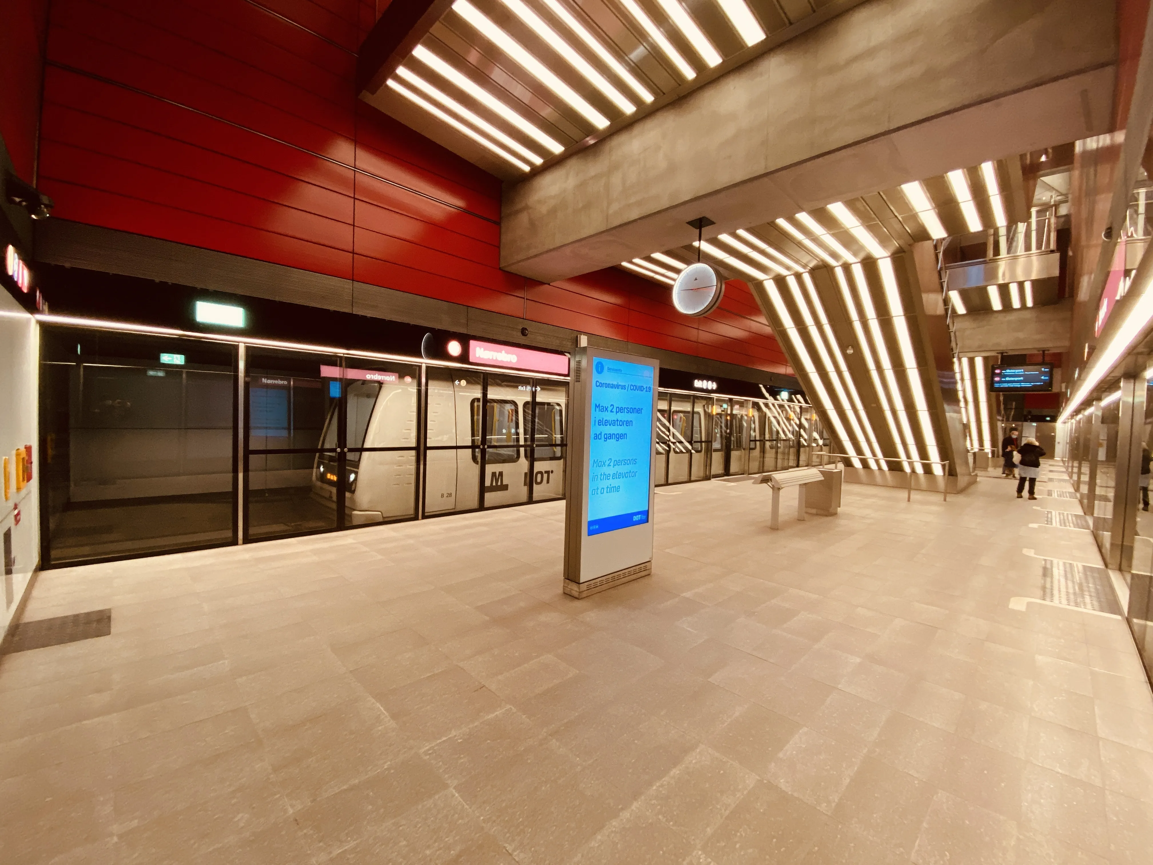 Billede af Nørrebro Metrostation.