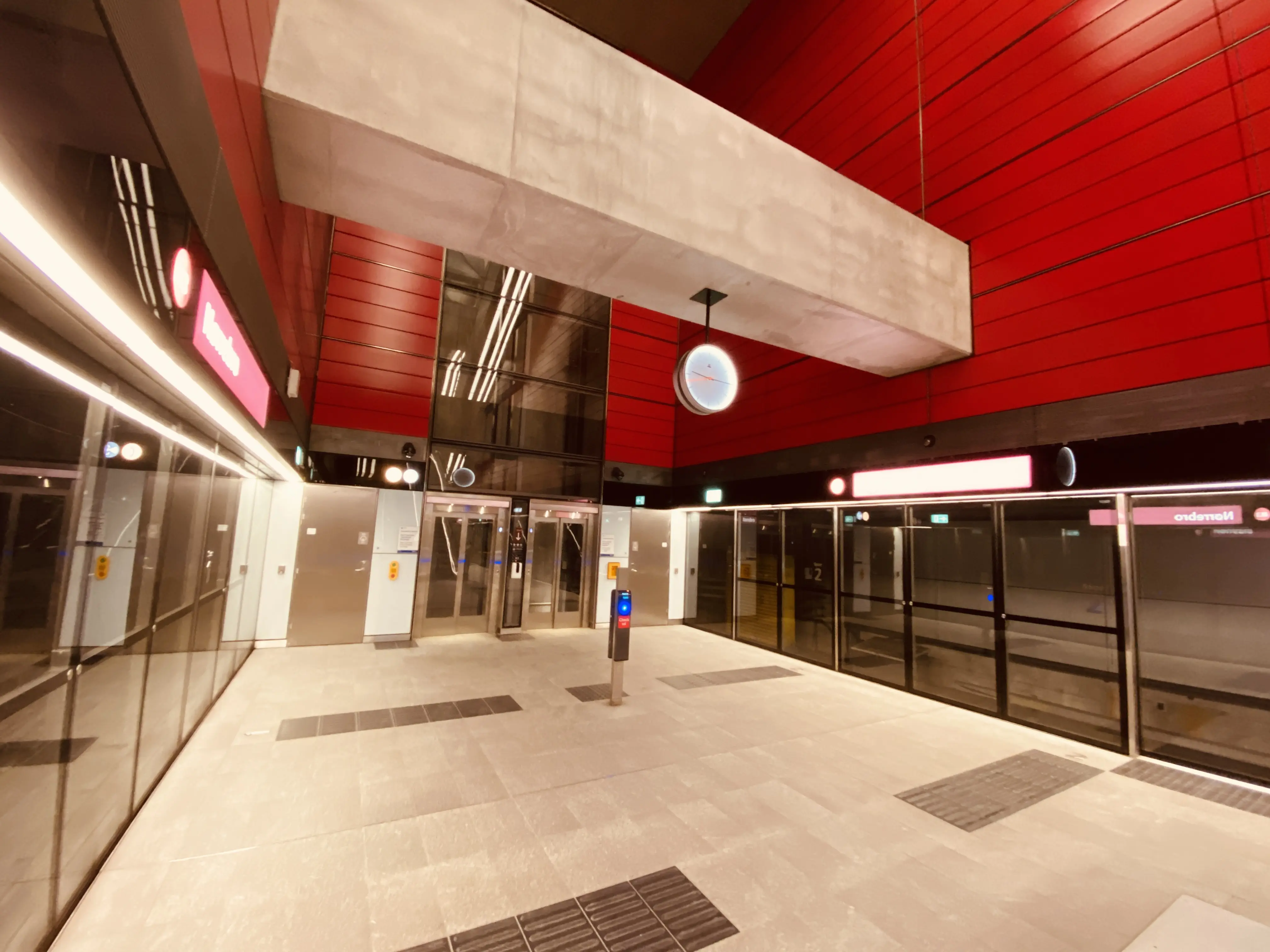 Billede af Nørrebro Metrostation.