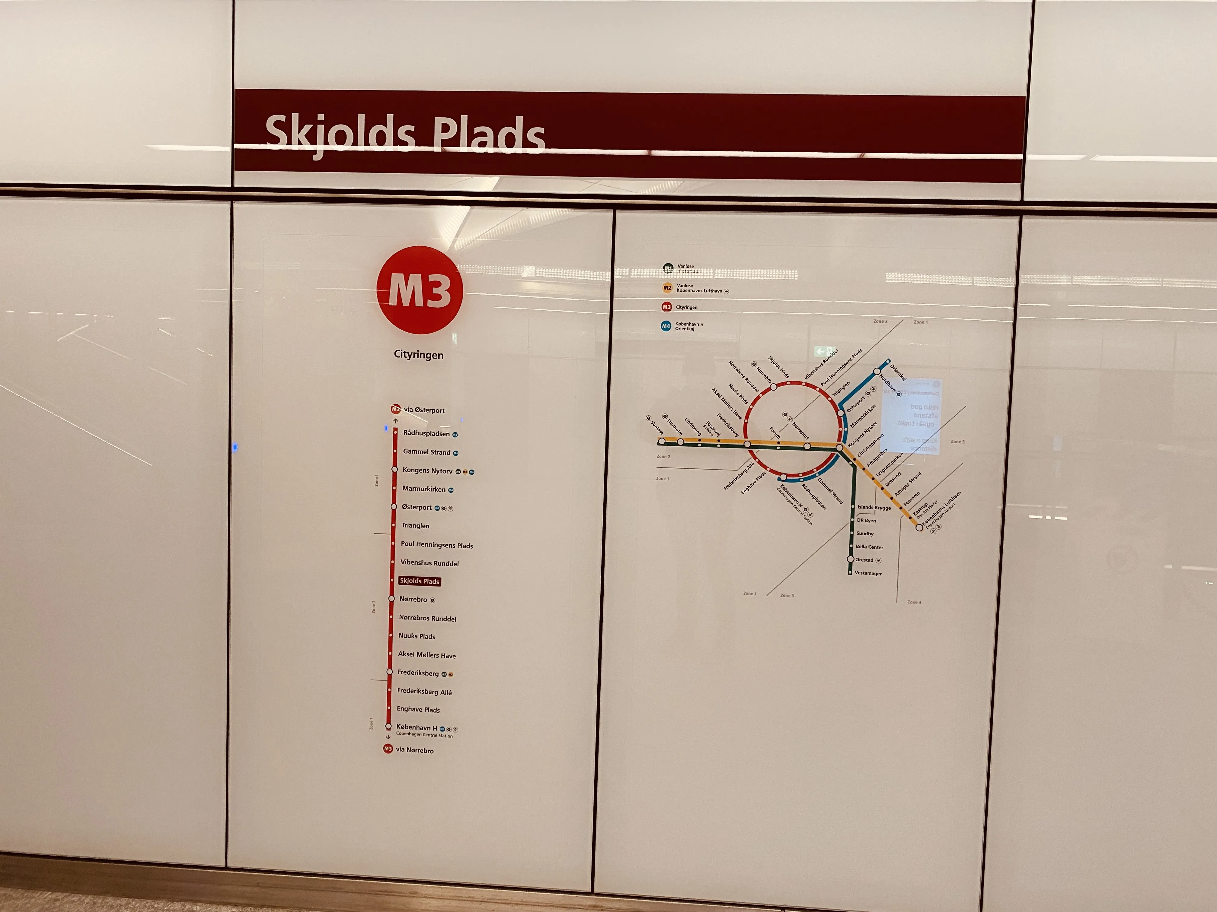 Billede af Skjolds Plads Metrostation. Billede af Skjolds Plads Metrostation.