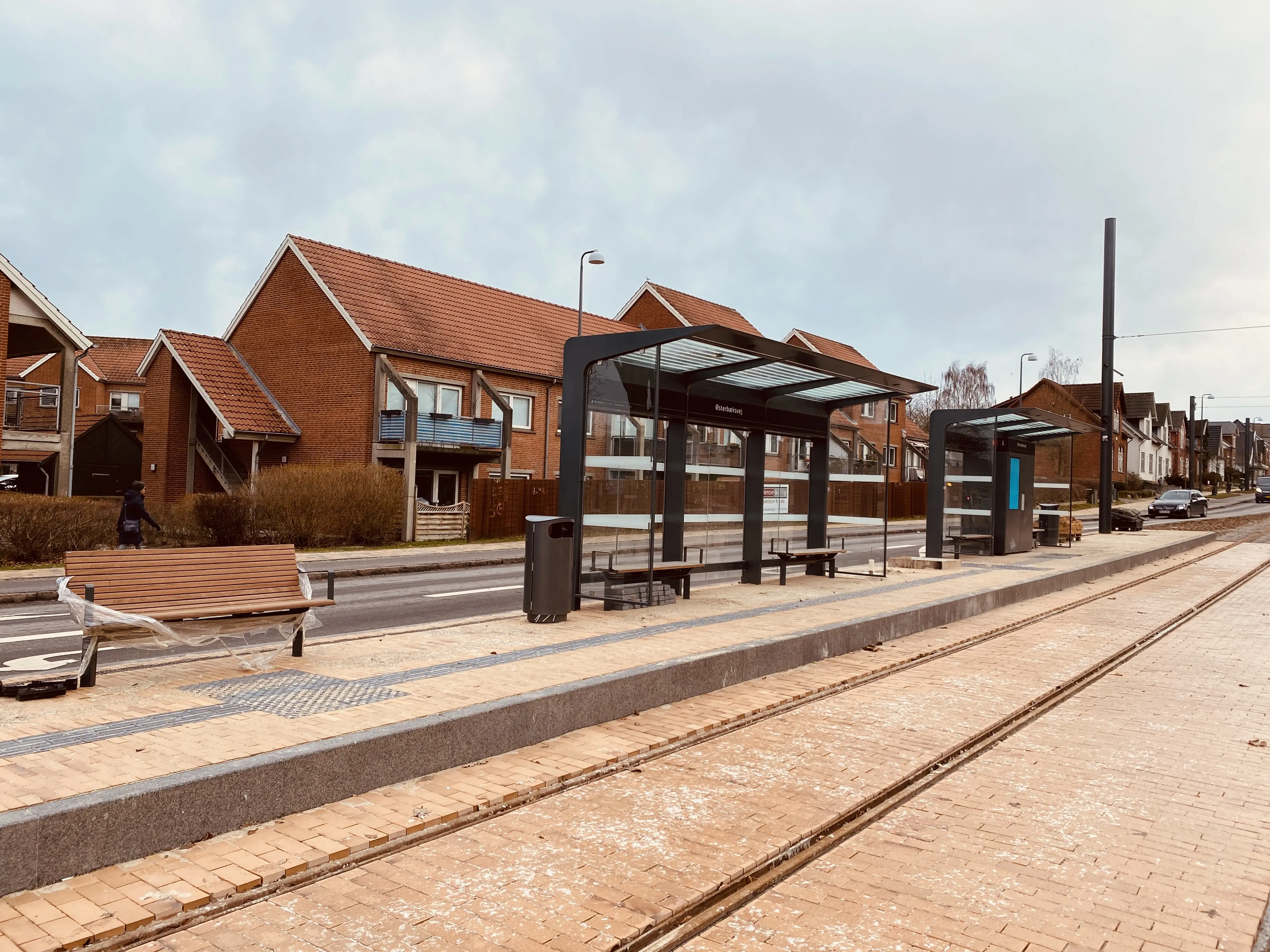 Billede af Østerbæksvej Letbanestation. Billede af Østerbæksvej Letbanestation.
