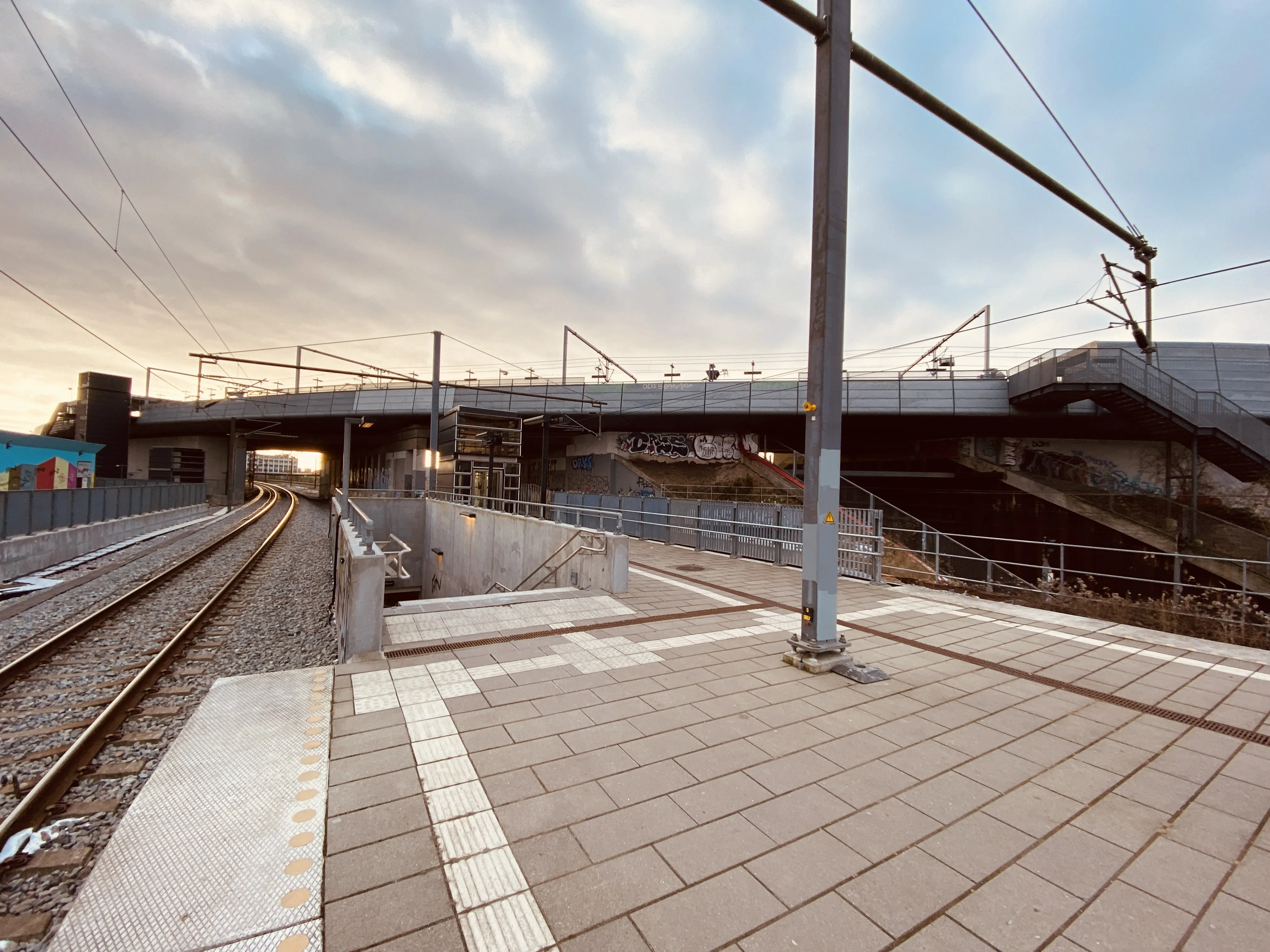 Billede af København Syd Trinbræt.