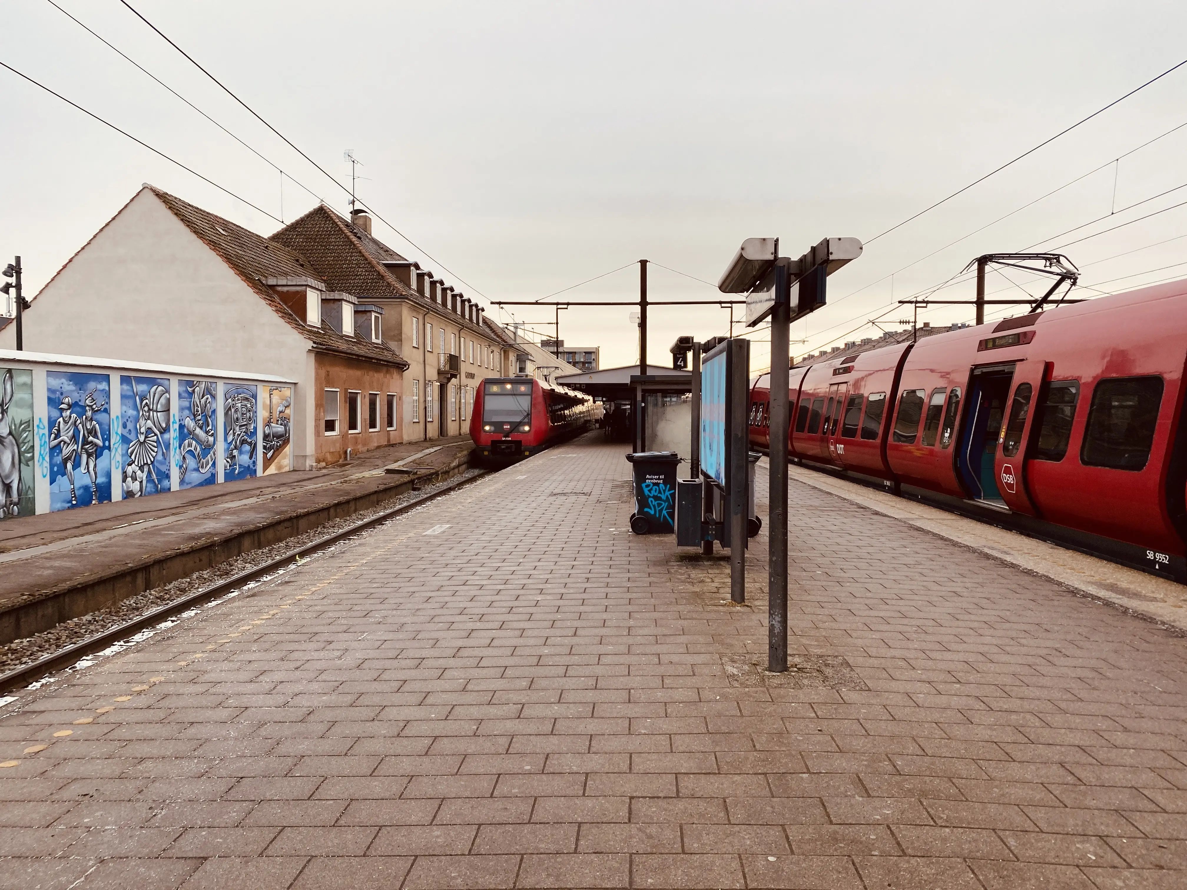 Billede af Glostrup Station.