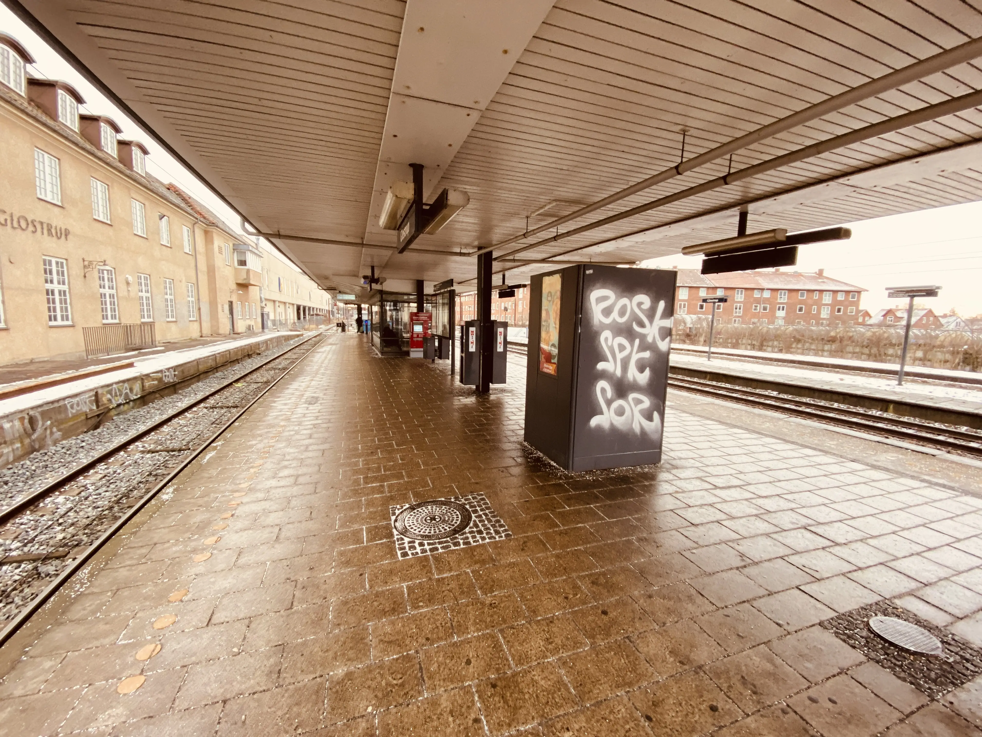 Billede af Glostrup Station.