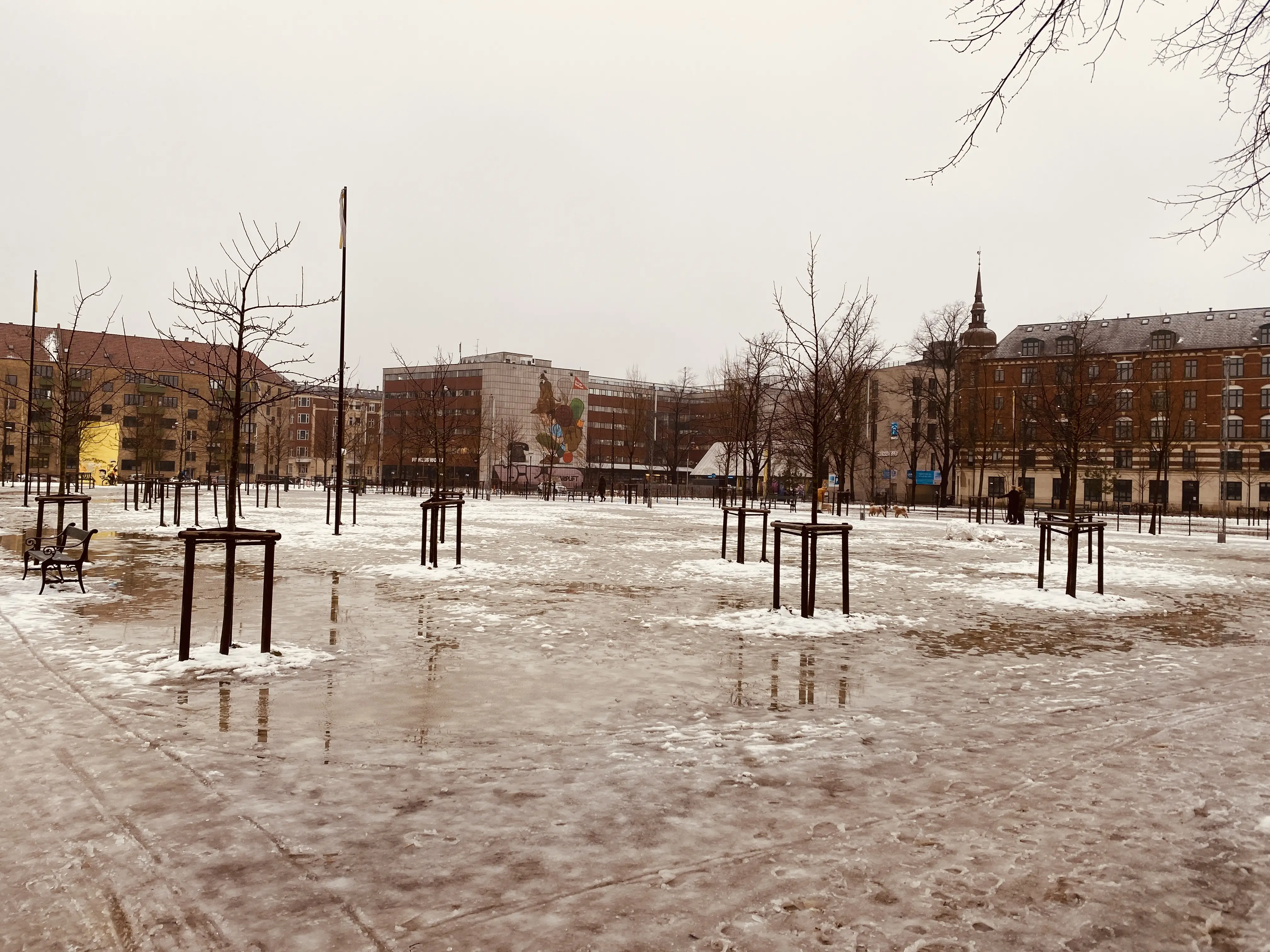 Billede af Nørrebro B Station - Stationen er nedrevet, men den har ligget her.