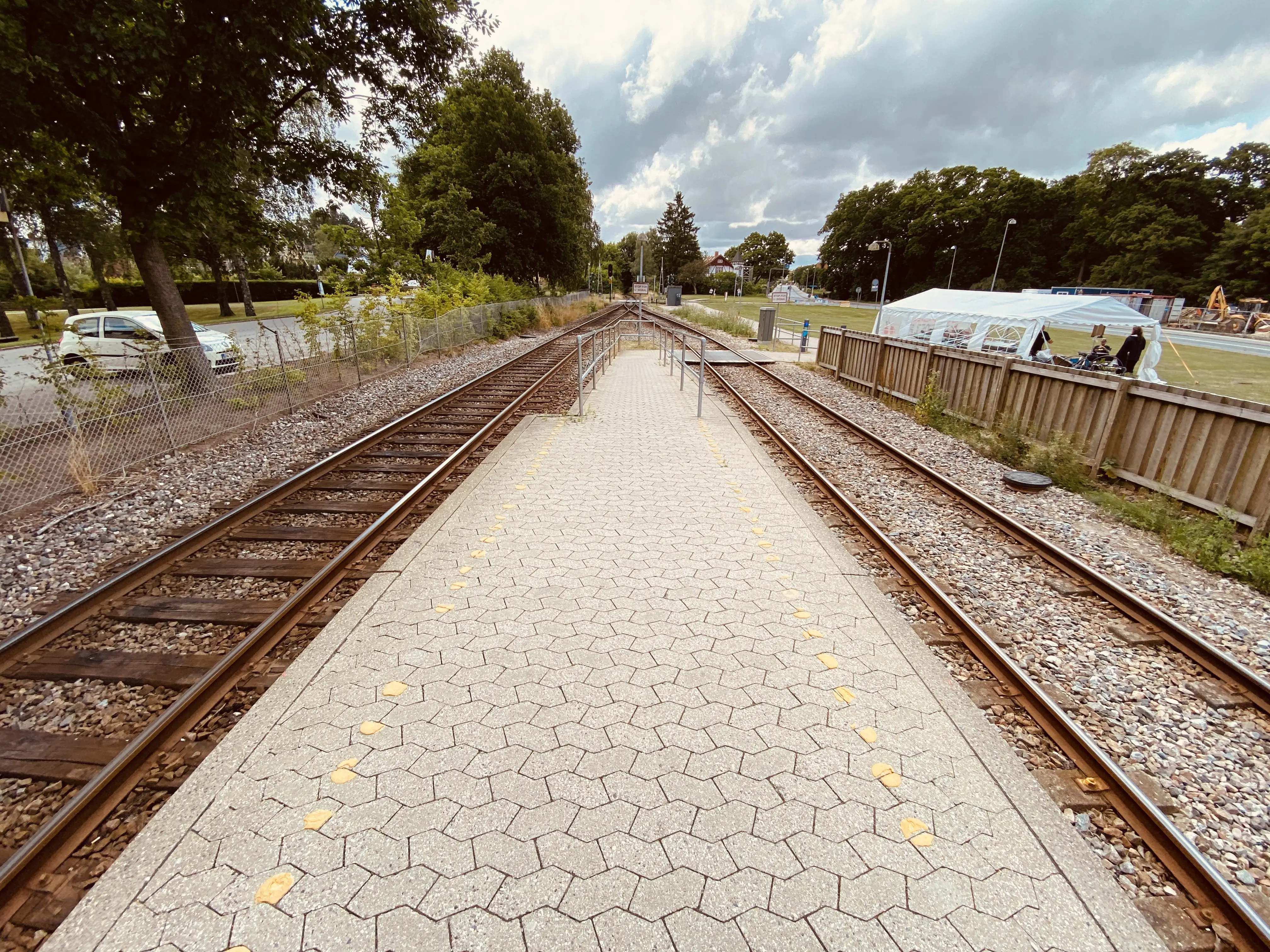 Billede af Slotspavillonen Trinbræt. Billede af Slotspavillonen Trinbræt.