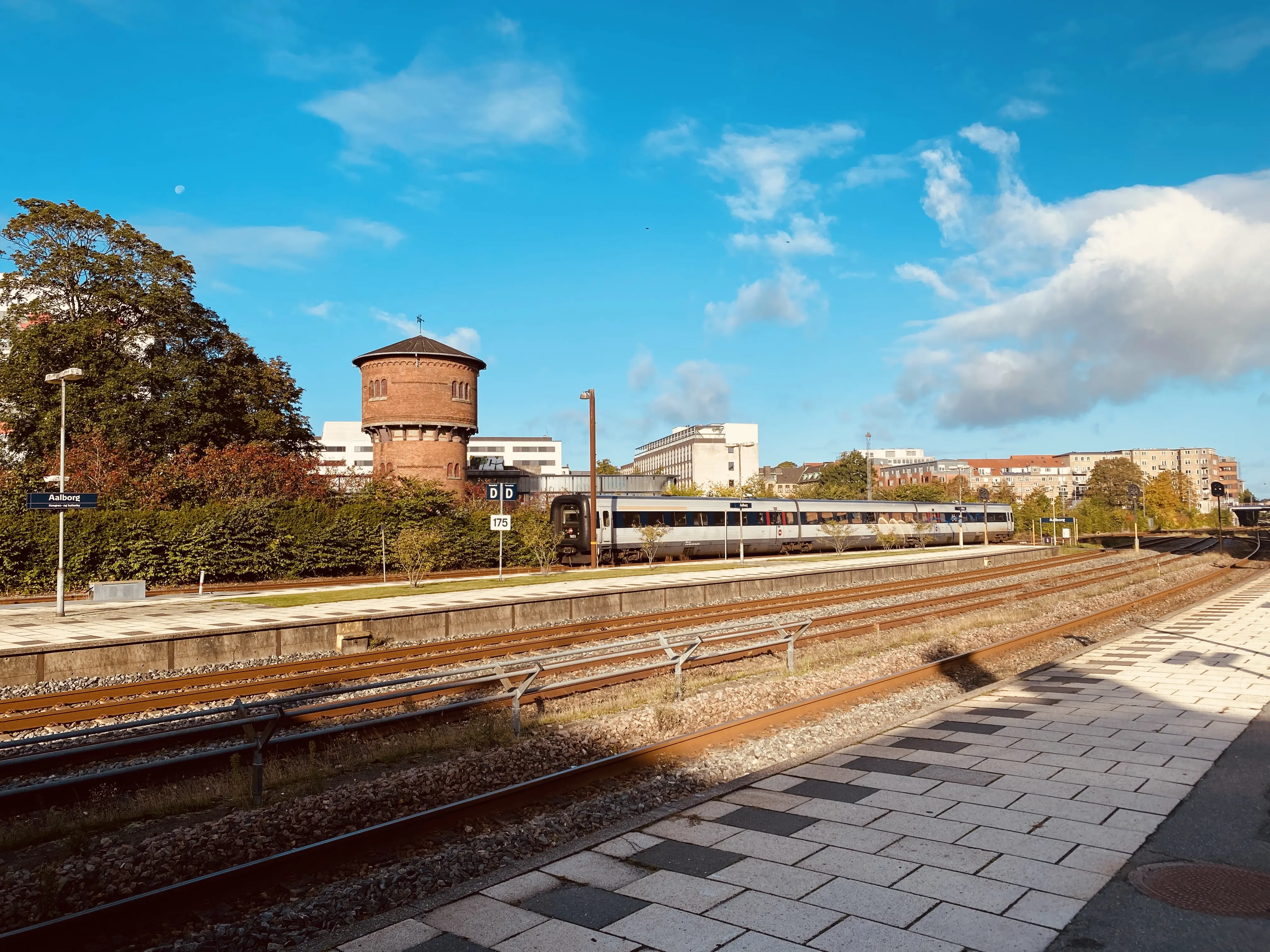 Billede af Aalborg Stations vandtårn. Billede af Aalborg Stations vandtårn.
