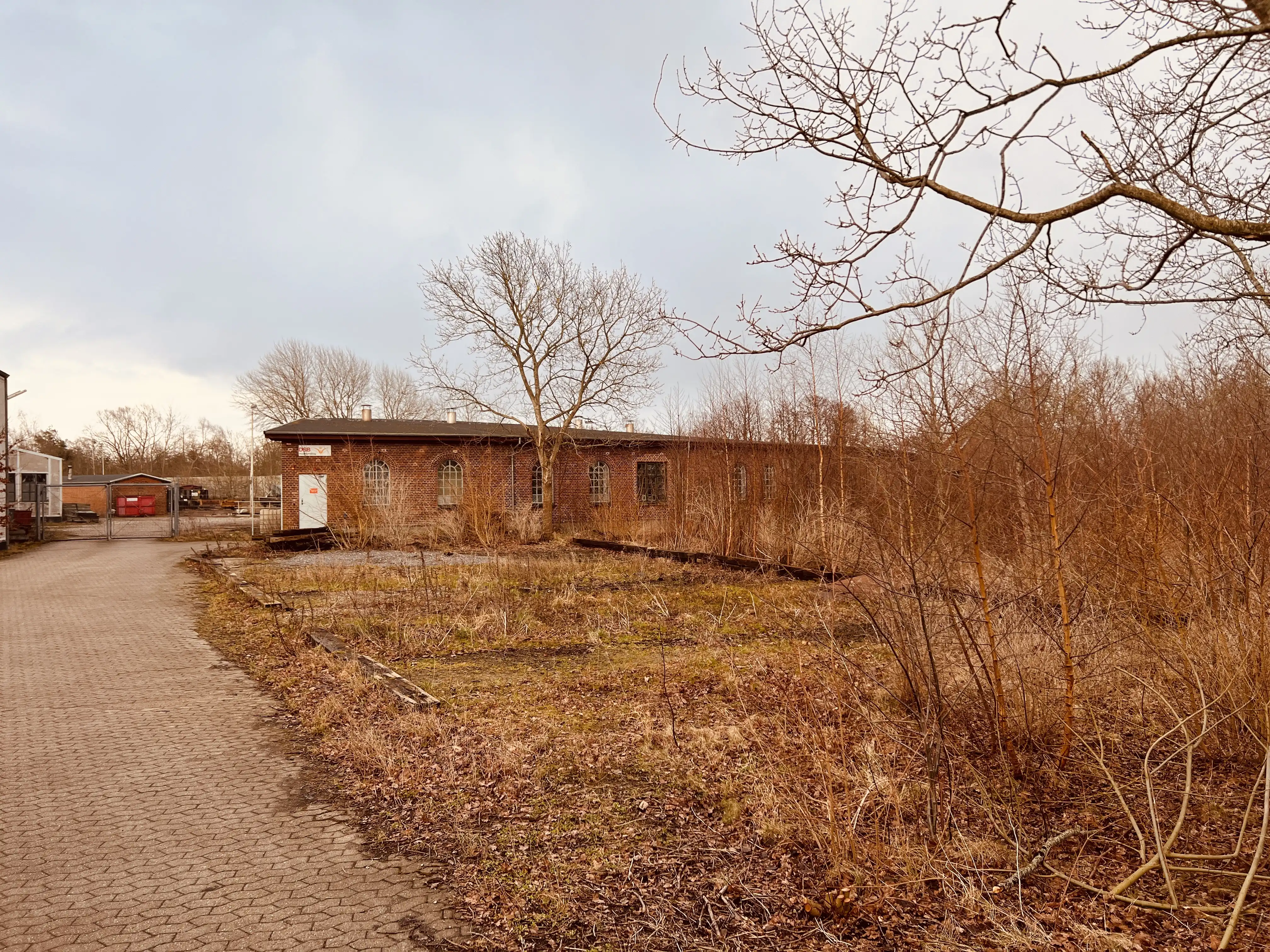 Billede af Randers Stations gamle rundremise. Billede af Randers Stations gamle rundremise.