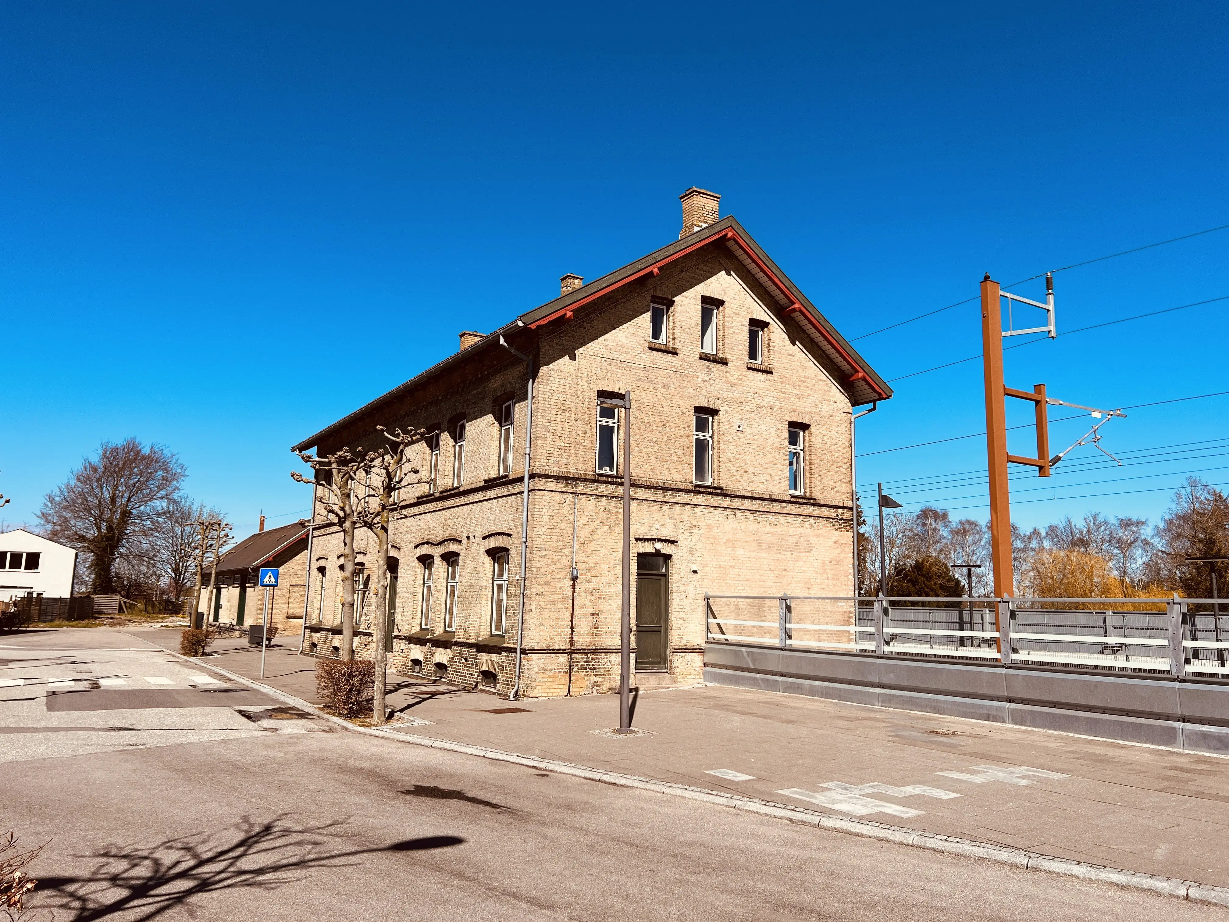Billede af Nørre Alslev Station. Billede af Nørre Alslev Station.