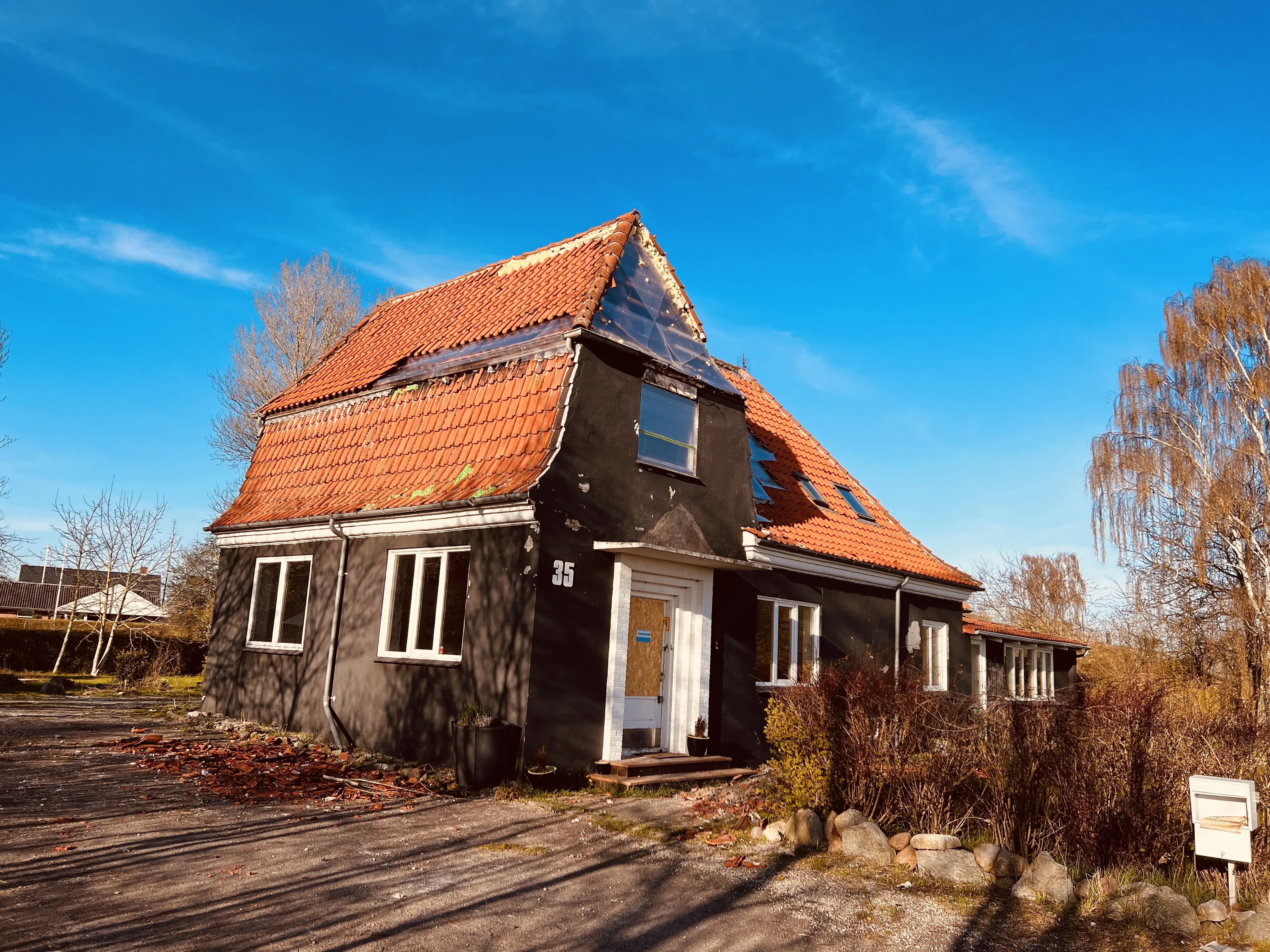 Billede af Torrig Station - Torrig station brændte tirsdag den 22. marts 2022 ca. kl. 17. Billede af Torrig Station - Torrig station brændte tirsdag den 22. marts 2022 ca. kl. 17.