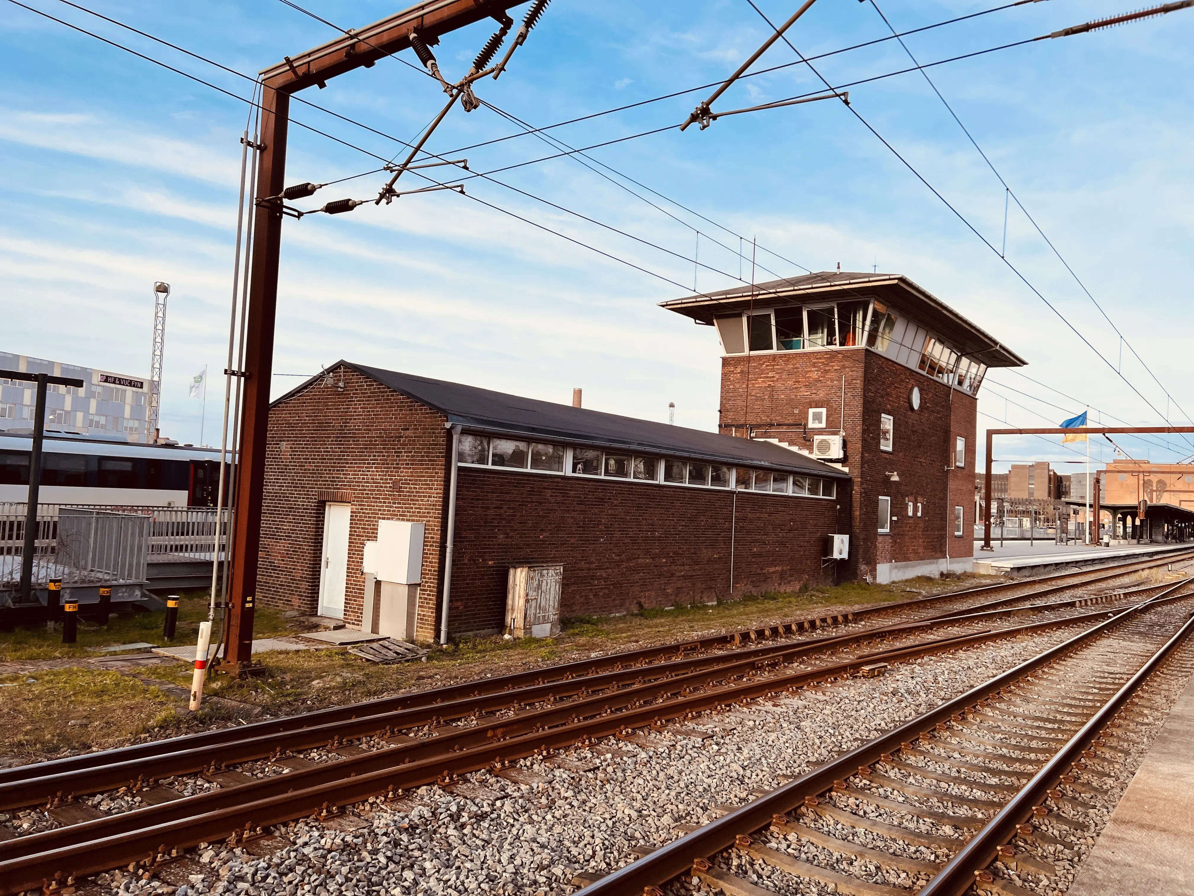 Billede af Odense Banegård Centers kommandopost. Billede af Odense Banegård Centers kommandopost.