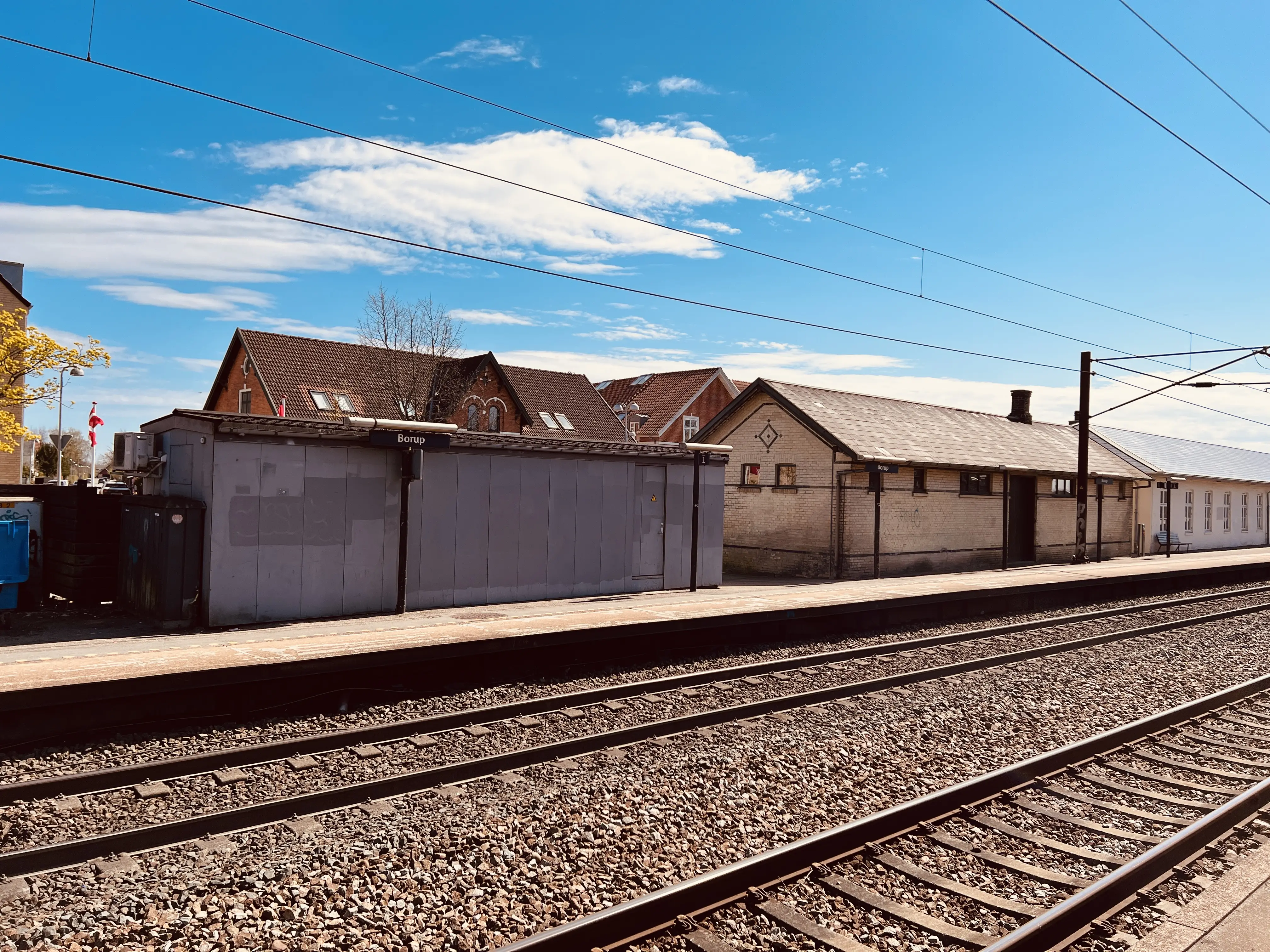 Billede af Borup Stations varehus.