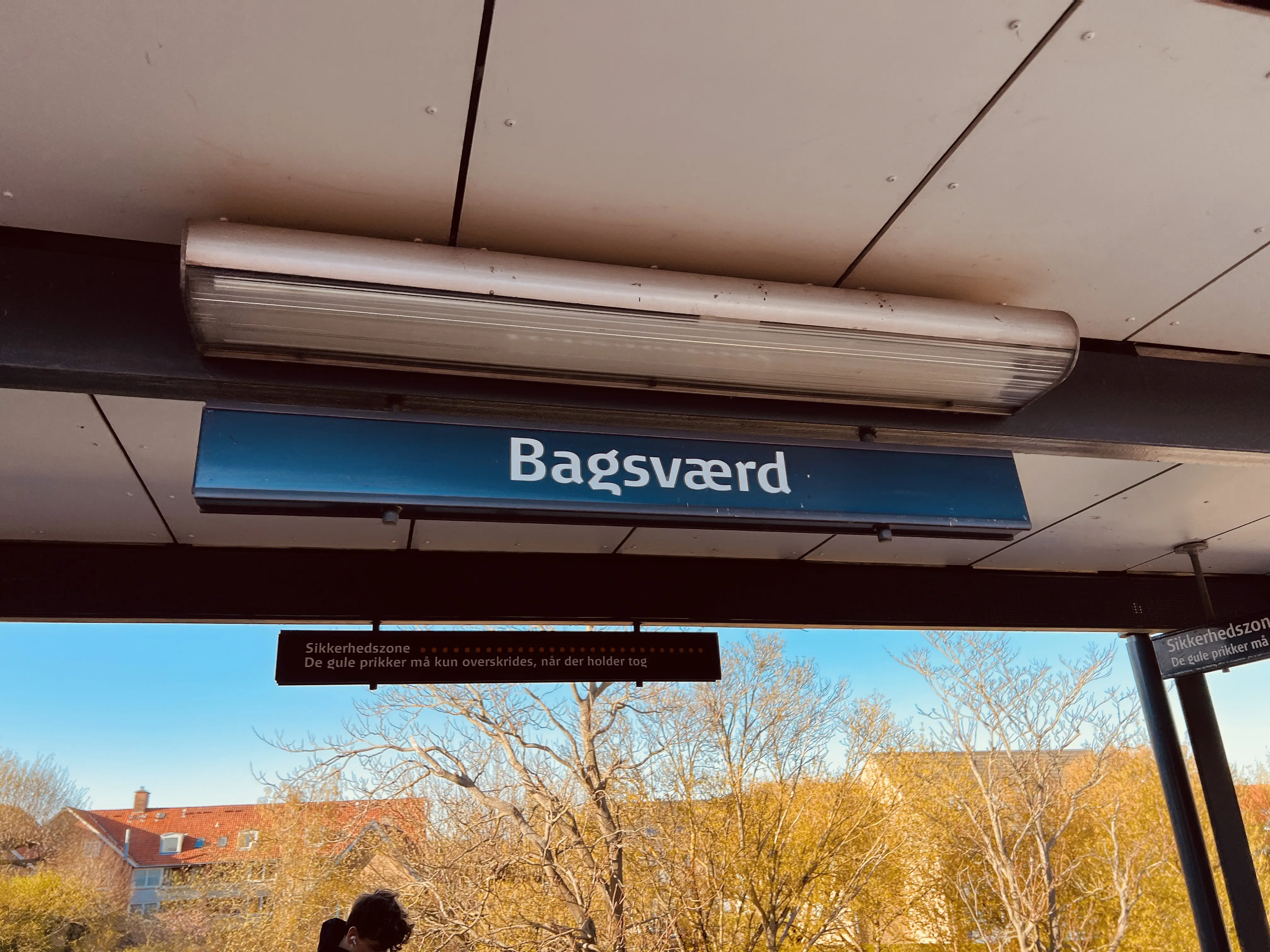 Billede af Bagsværd S-togstrinbræt.