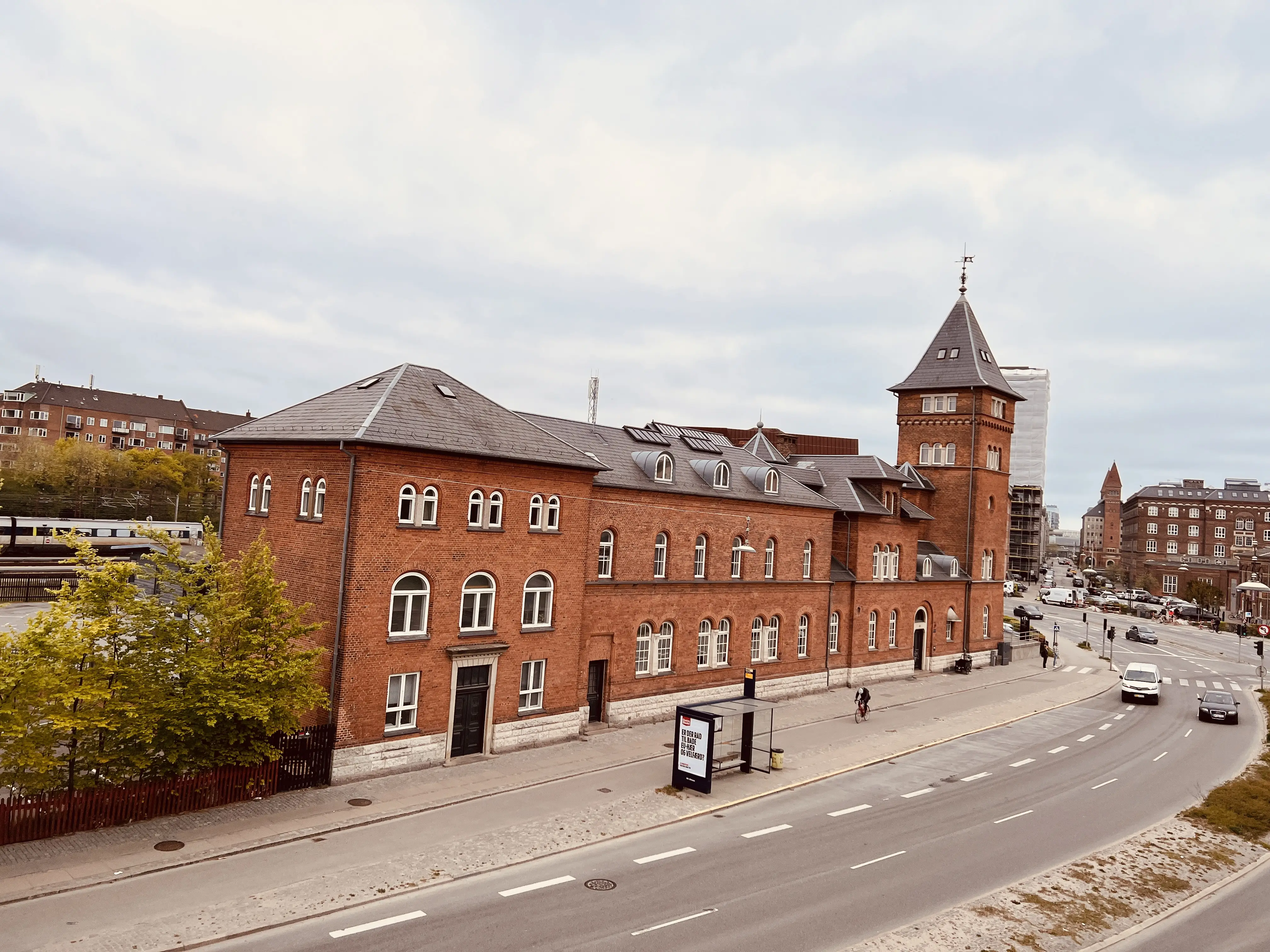 Billede af Østerport Stations remise. Billede af Østerport Stations remise.