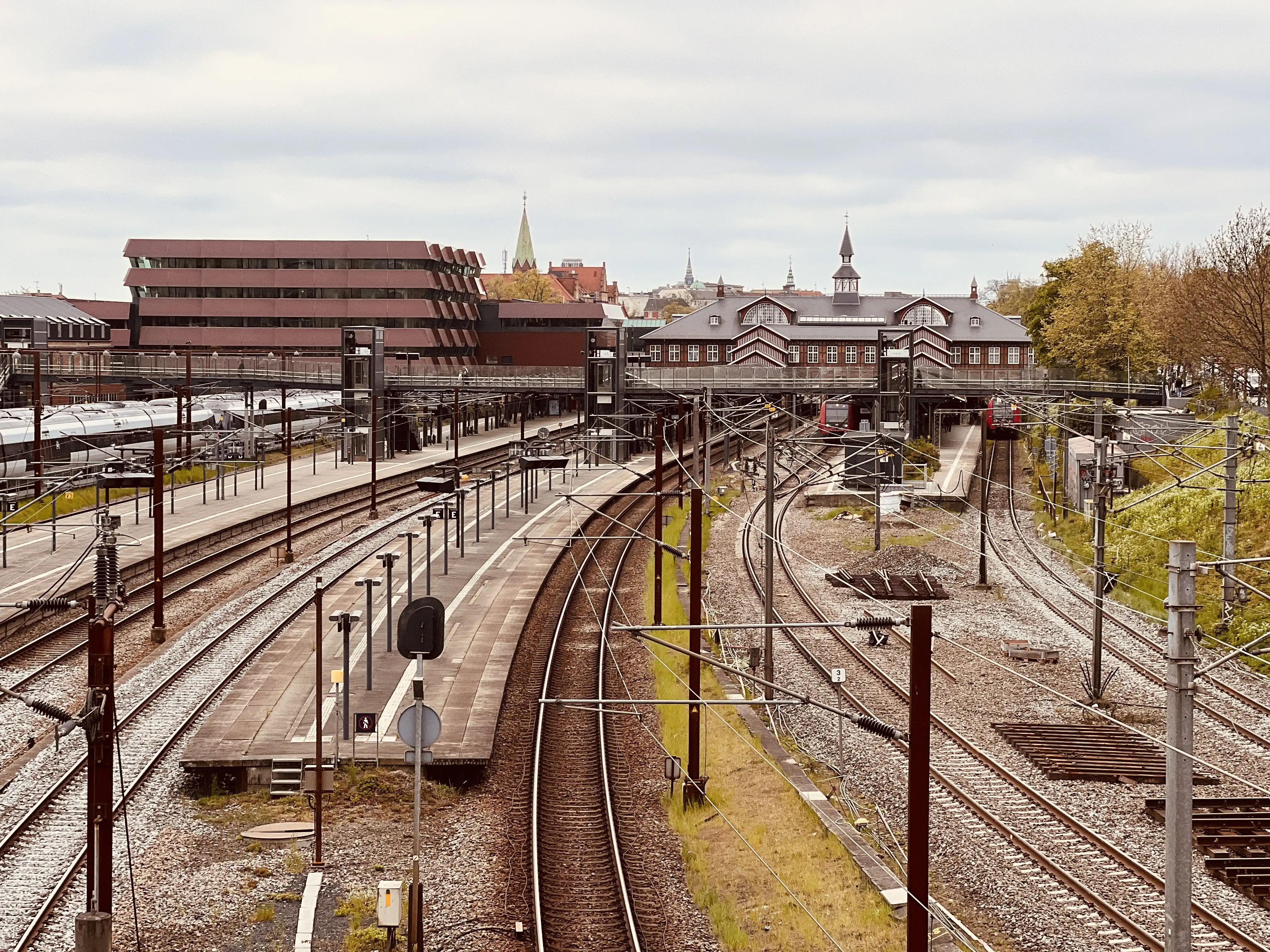 Billede af Østerport Stations sporareal. Billede af Østerport Stations sporareal.