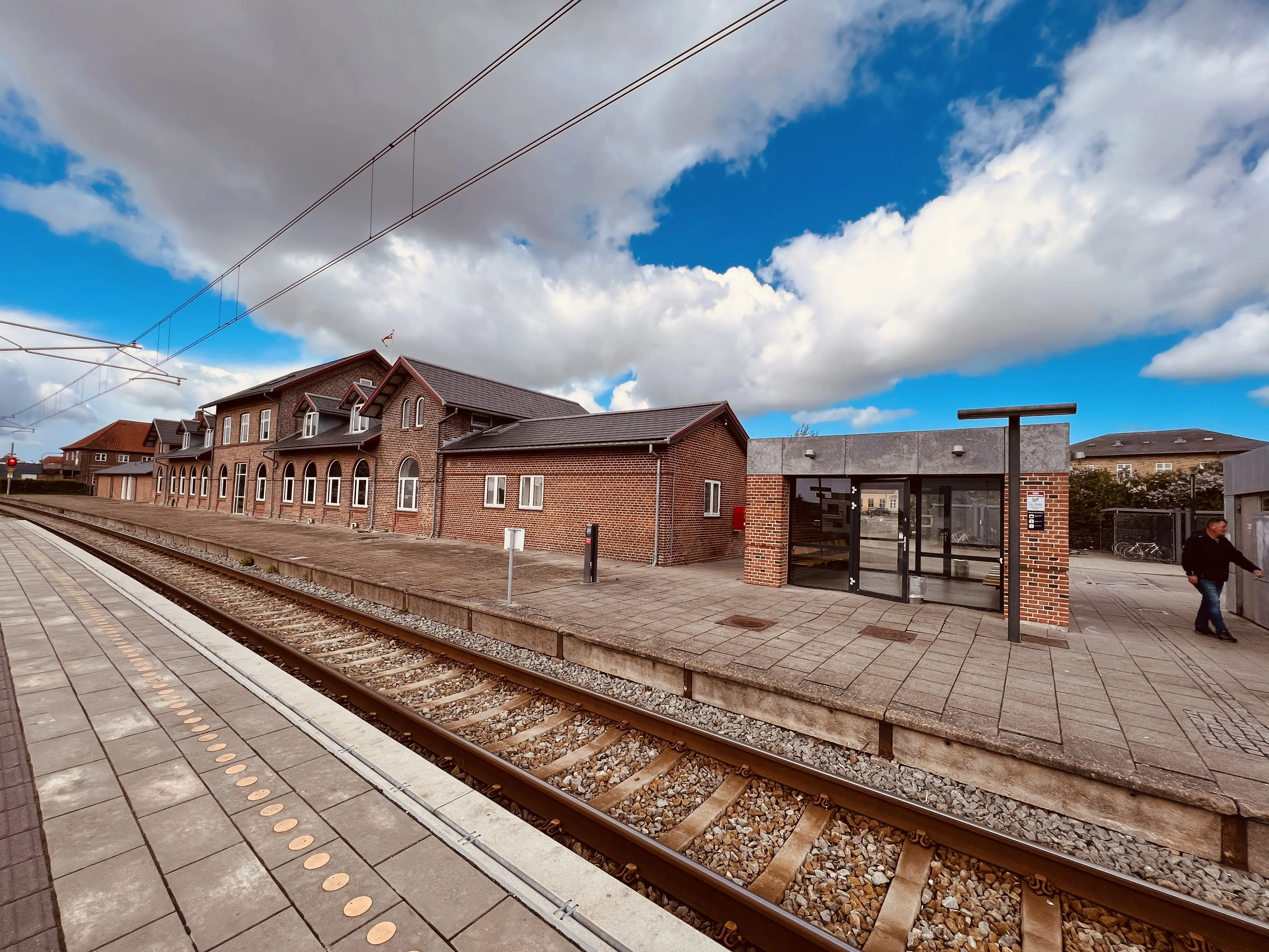 Billede af Grenaa Letbanestation.