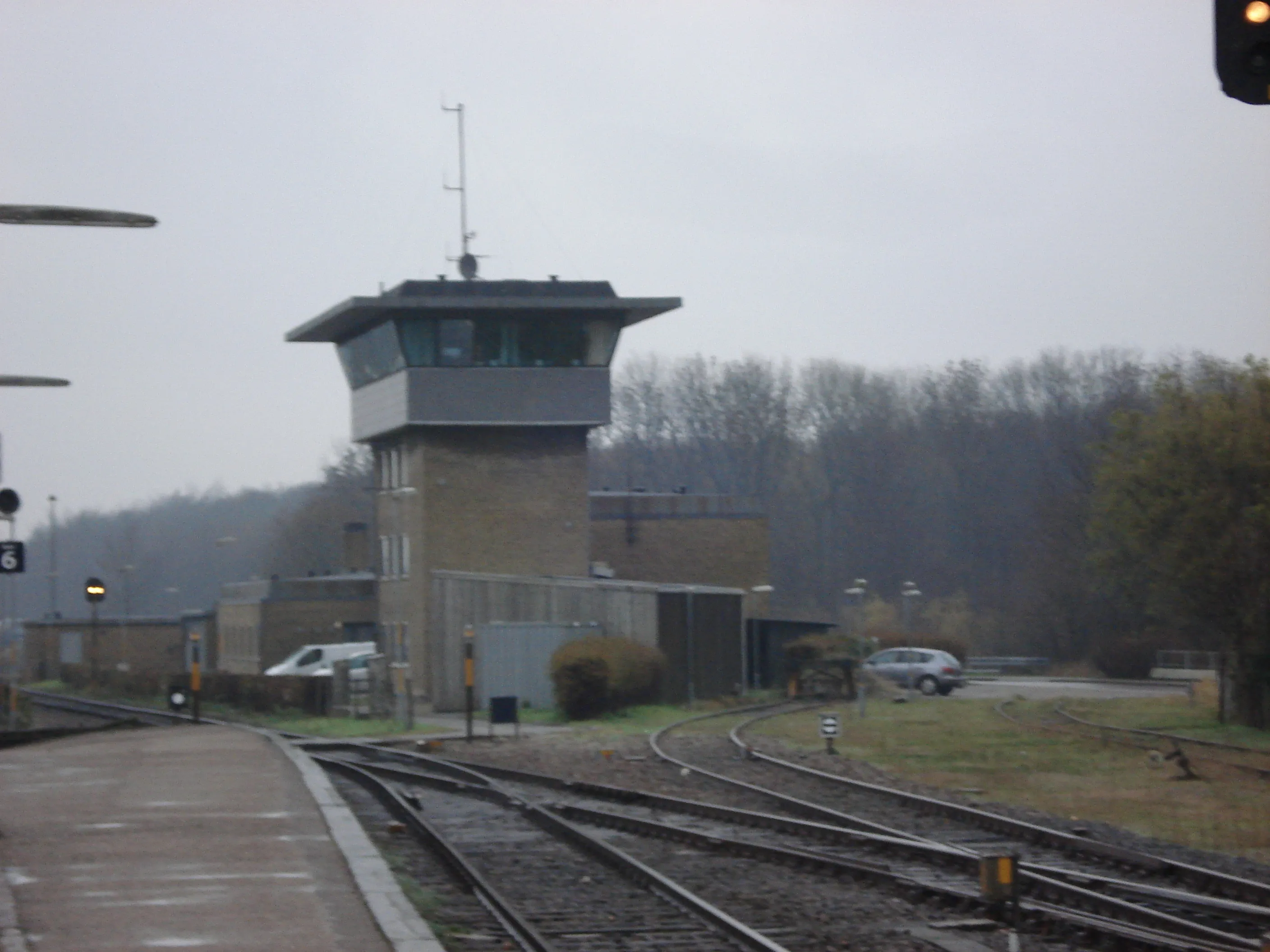 Billede af Nykøbing Falster Stations kommandopost.