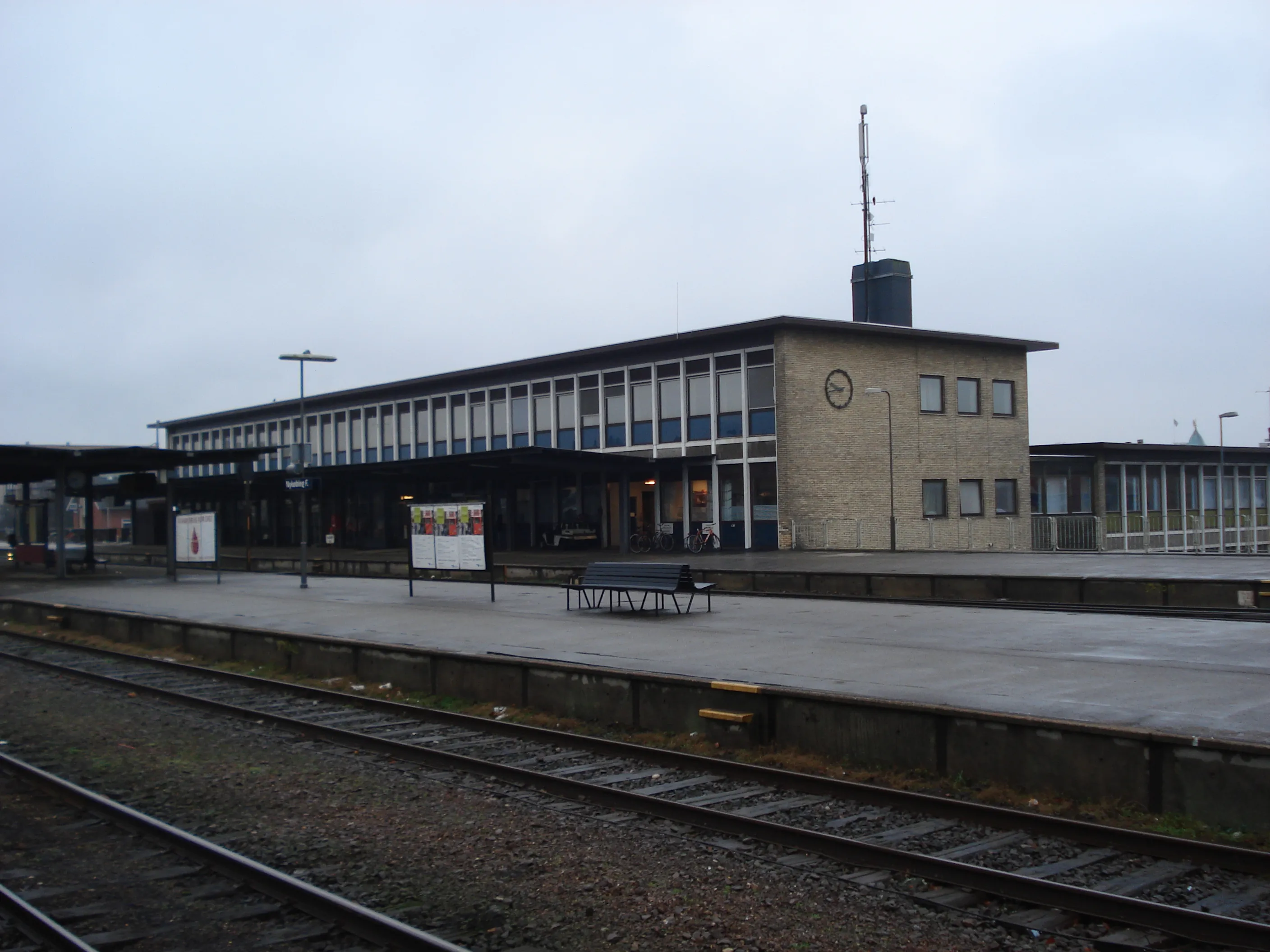 Billede af Nykøbing Falster Station.