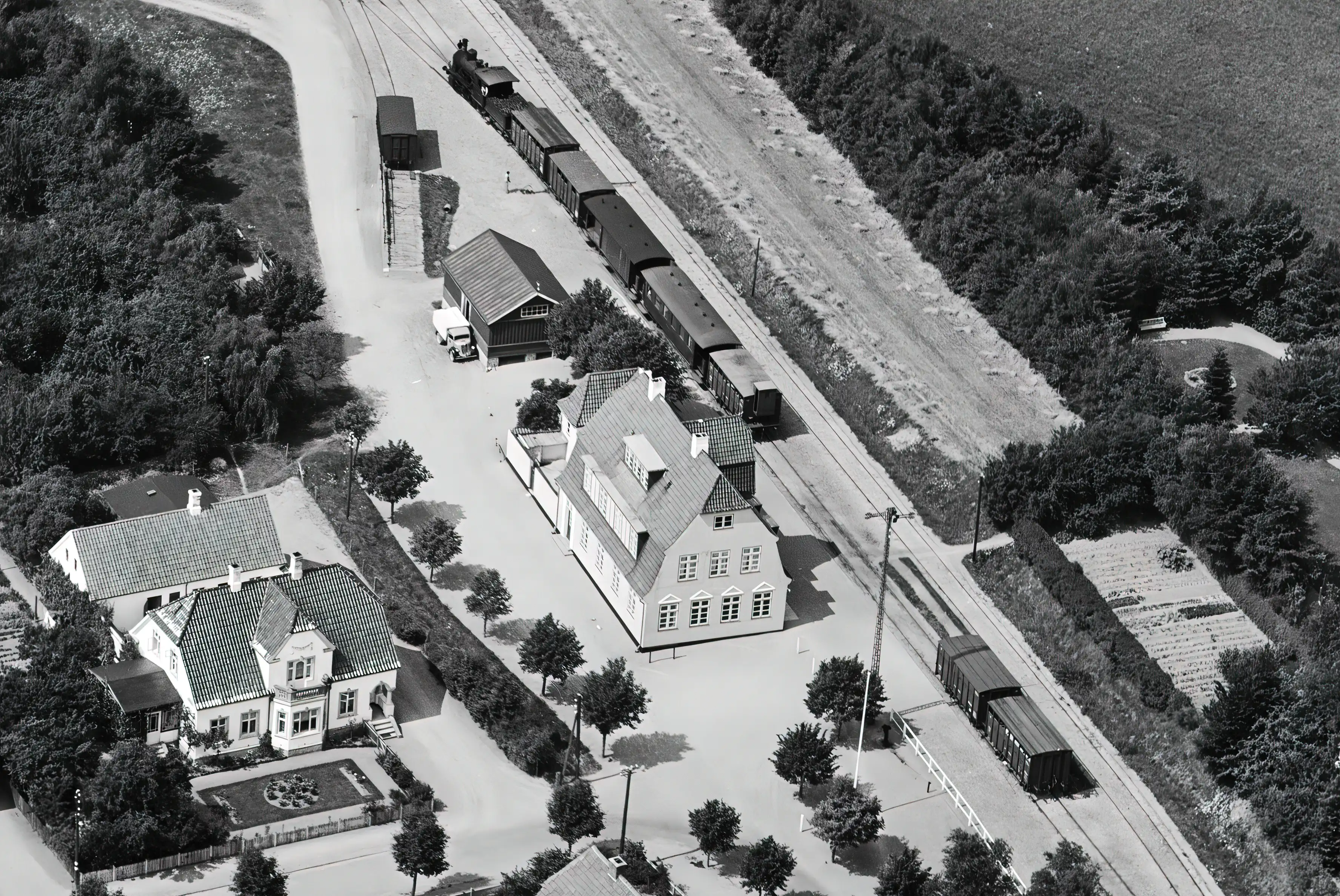 Billede af Horslunde Station. Billede af Horslunde Station.