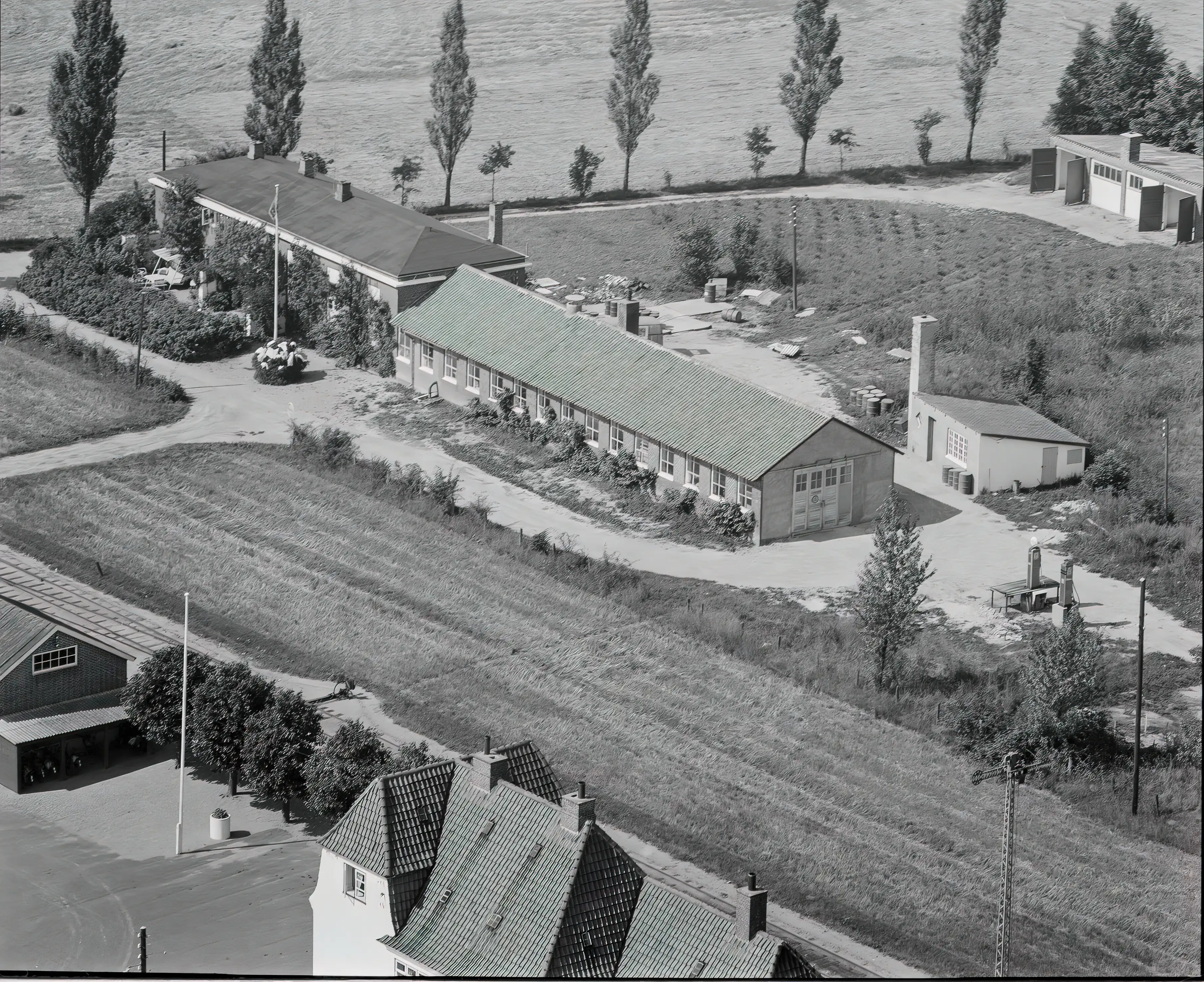 Billede af Torrig Stations gamle MTJ remise (venstre side af bygningen). Billede af Torrig Stations gamle MTJ remise (venstre side af bygningen).