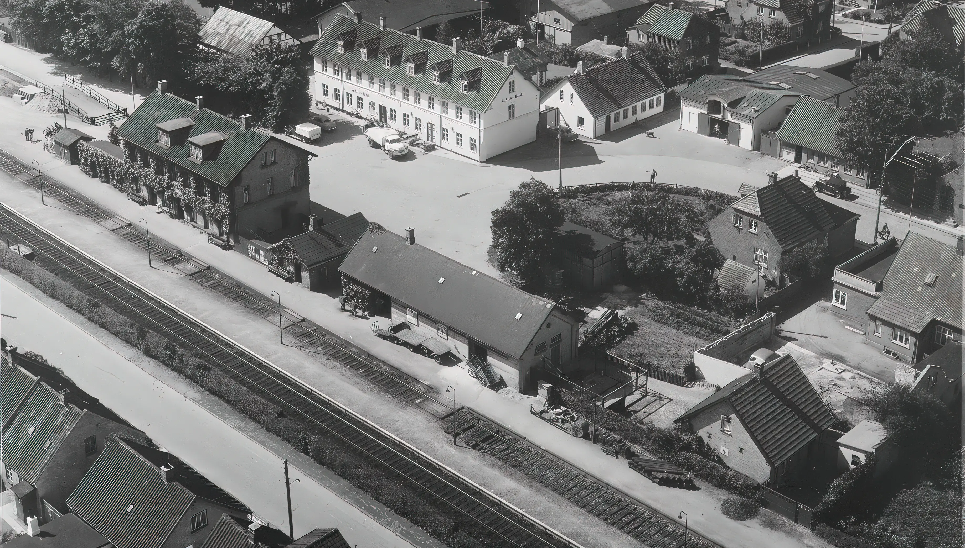 Billede af Nørre Alslev Station. Billede af Nørre Alslev Station.