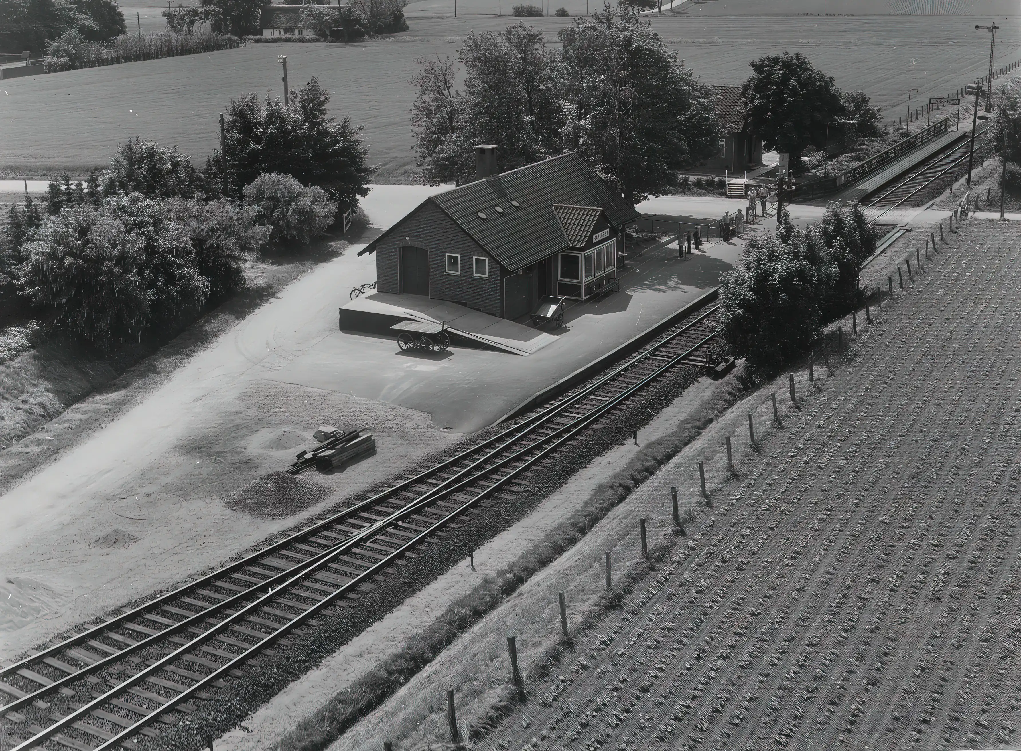 Billede af Marrebæk Station. Billede af Marrebæk Station.