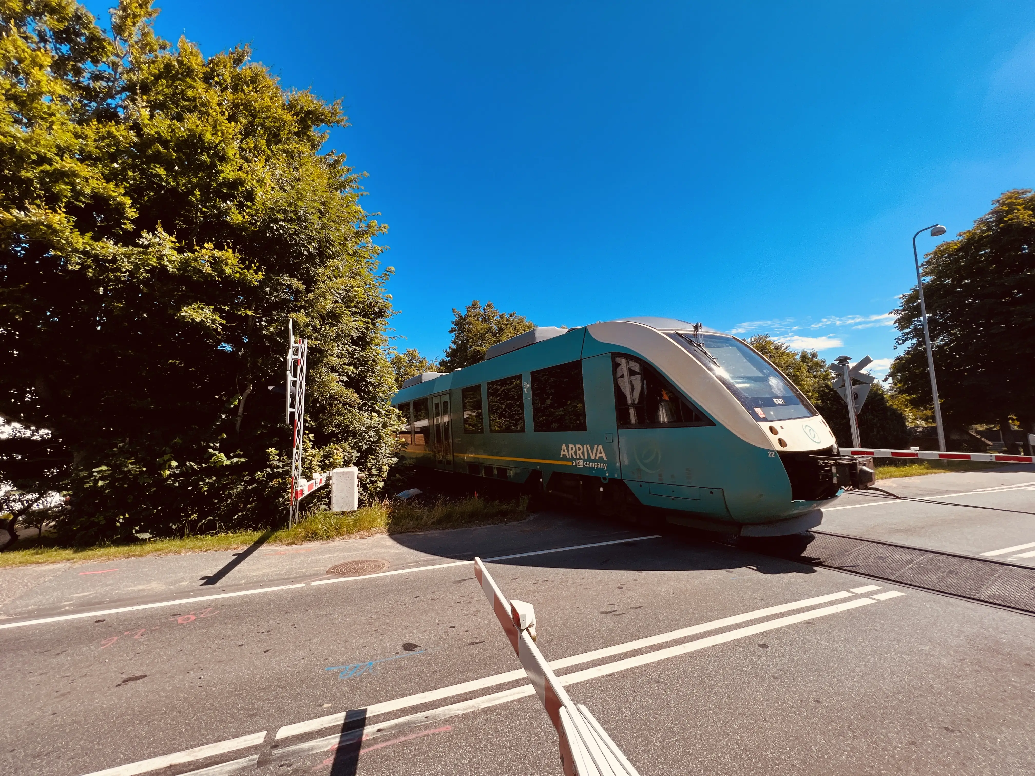 Billede af ARRIVA AR 1022 fotograferet ud for Ribe Nørremark Trinbræt.