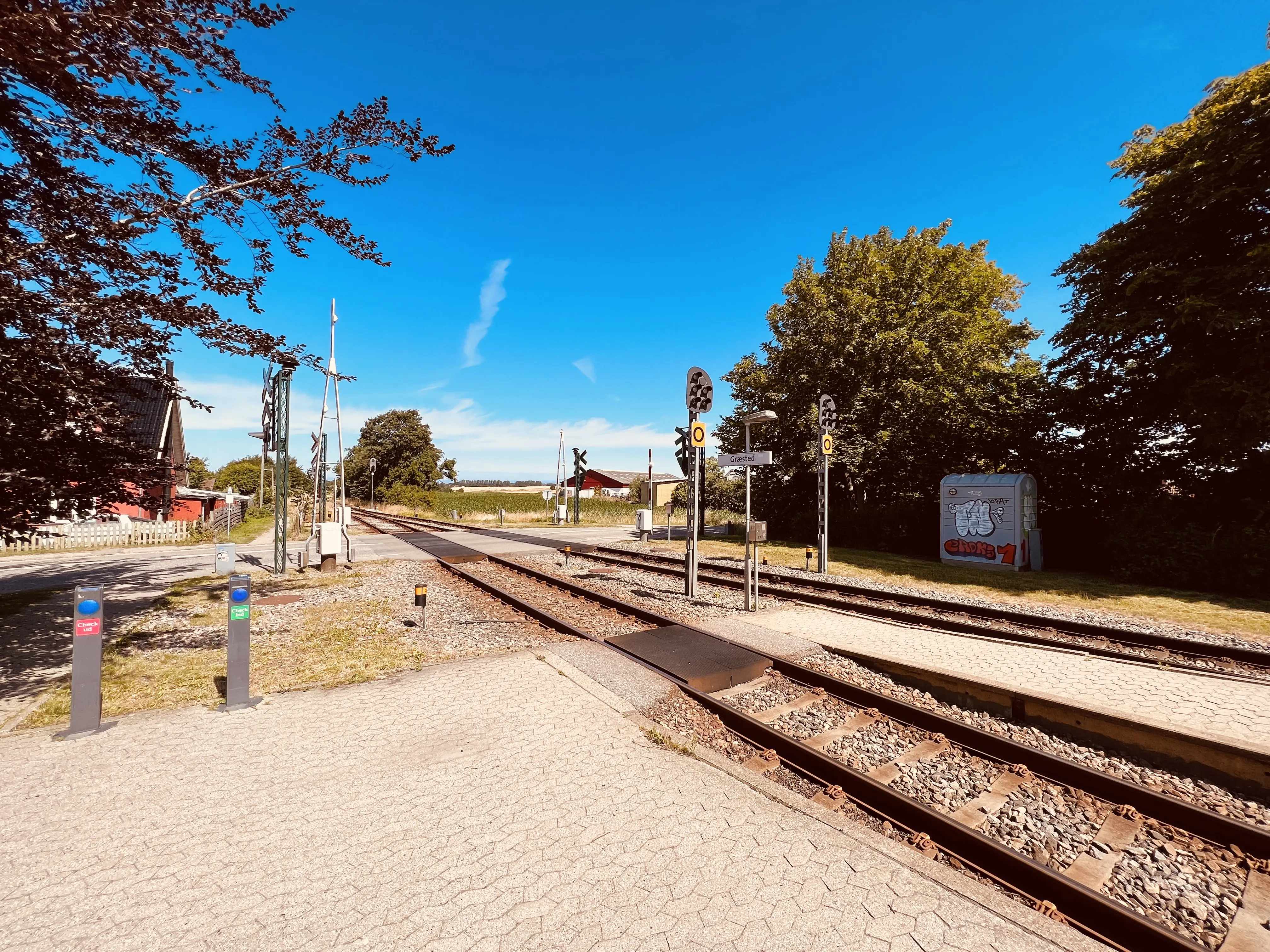 Billede af Græsted Station.