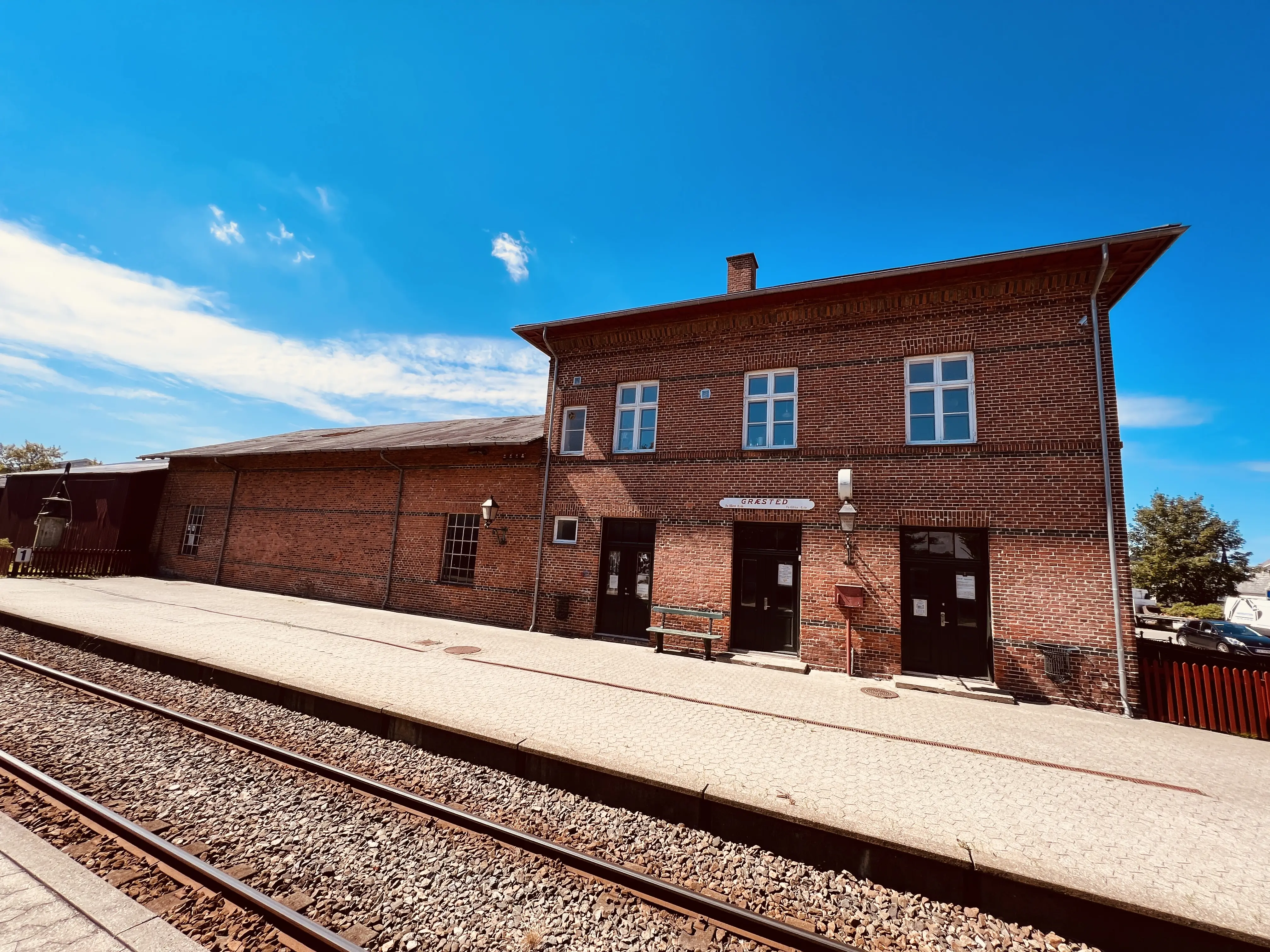 Billede af Græsted Station.