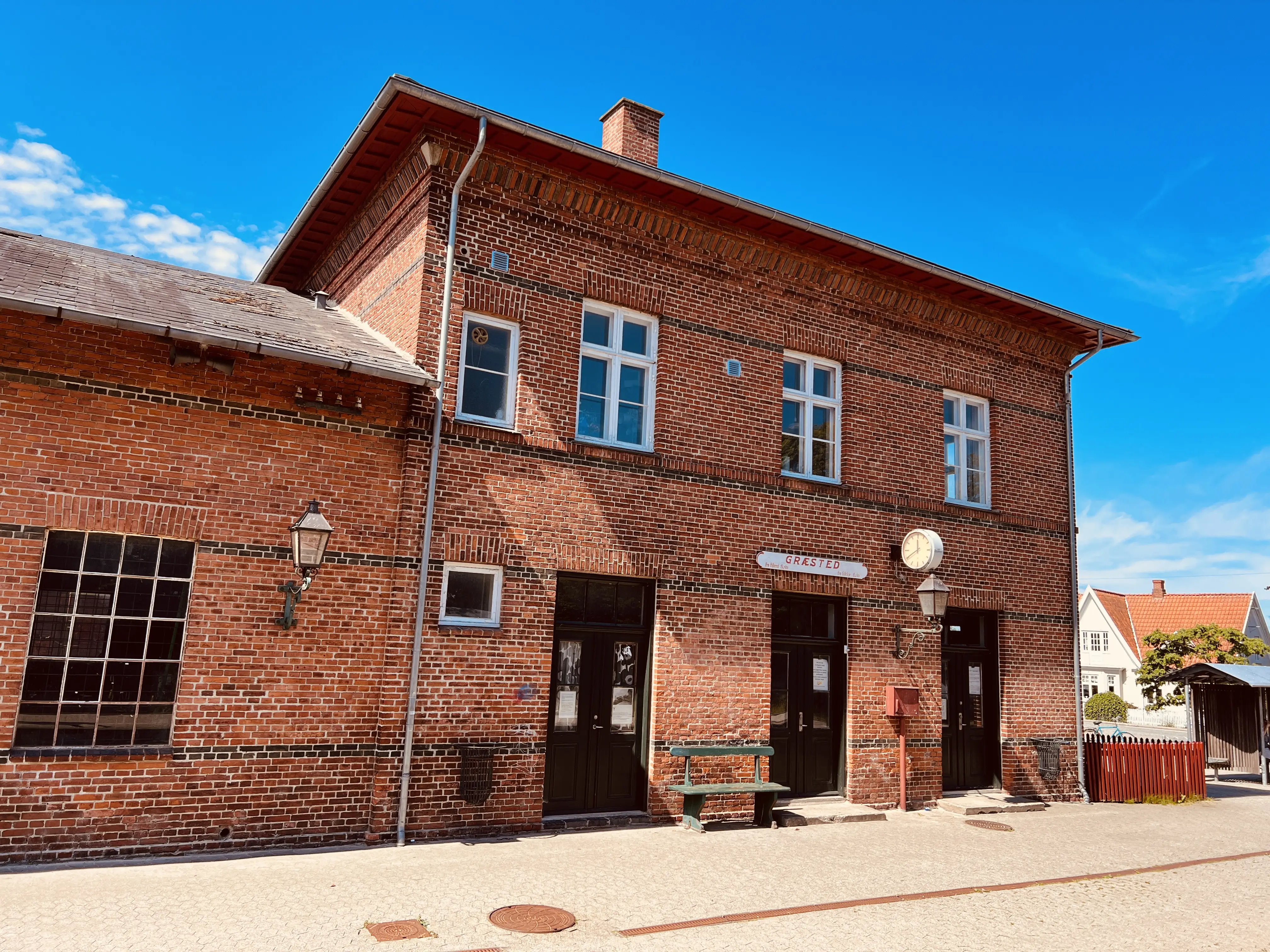 Billede af Græsted Station.