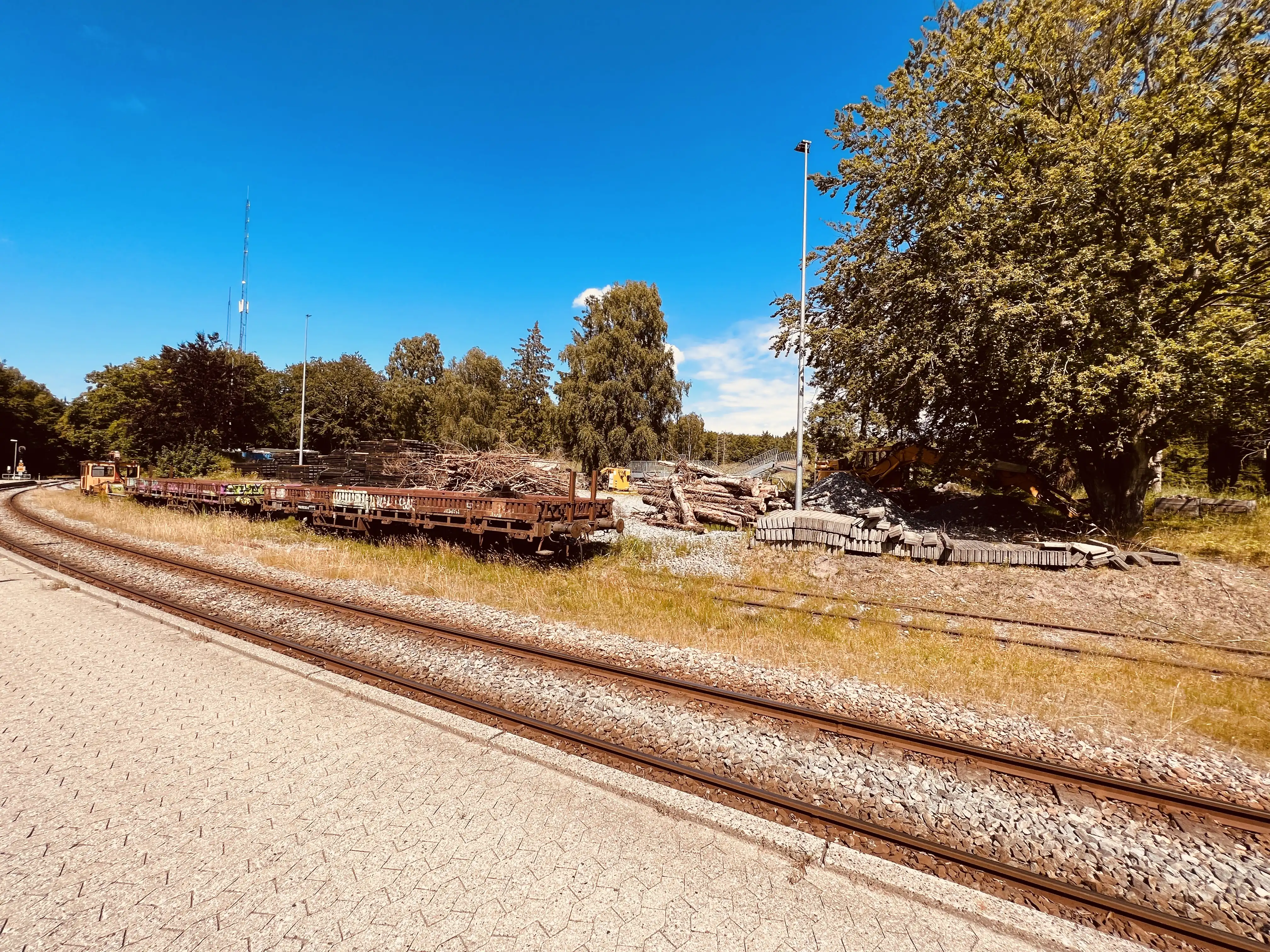 Billede af Lokaltogs materielplads ved Kagerup Station. Billede af Lokaltogs materielplads ved Kagerup Station.