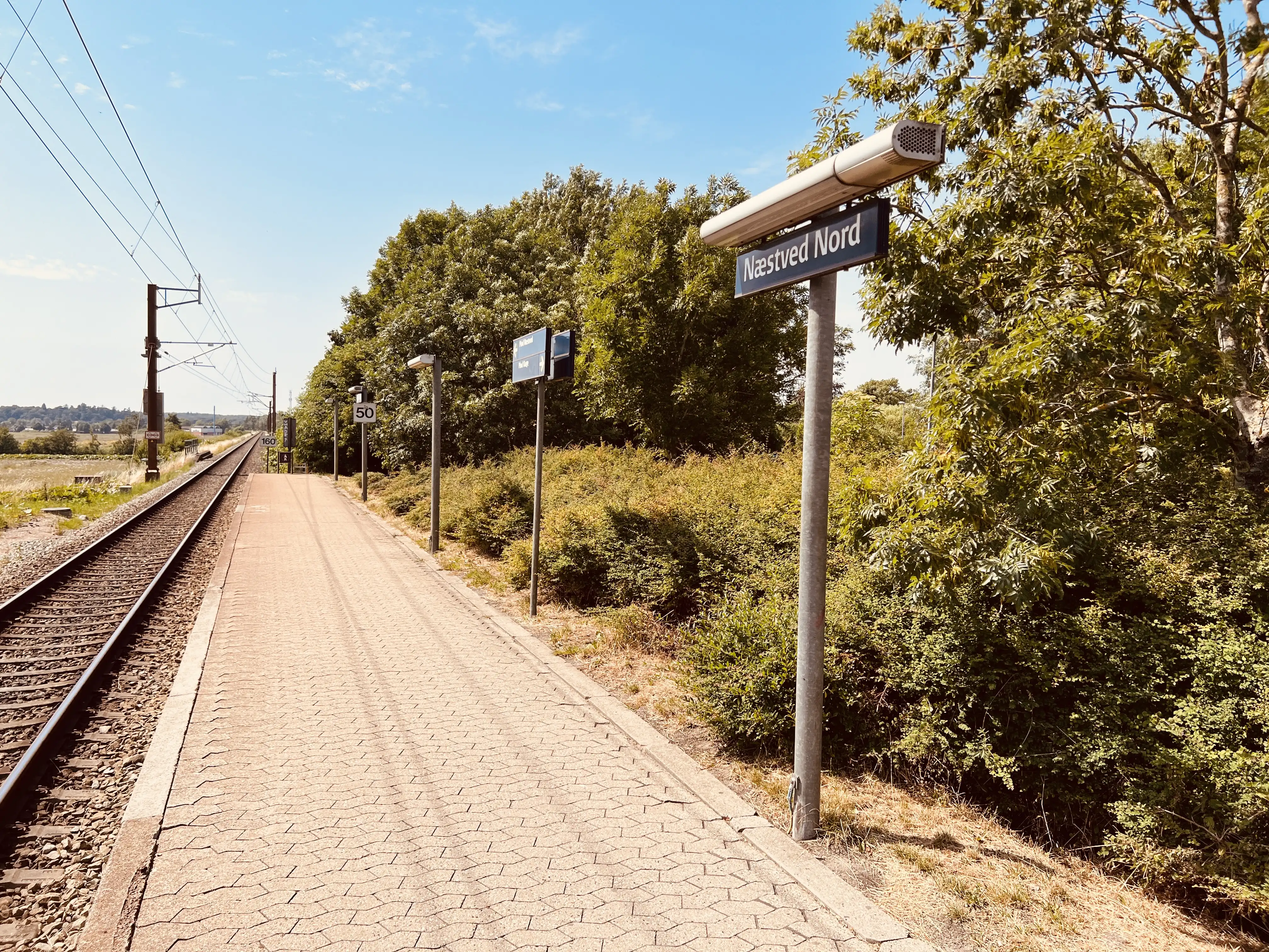Billede af Næstved Nord Trinbræt. Billede af Næstved Nord Trinbræt.