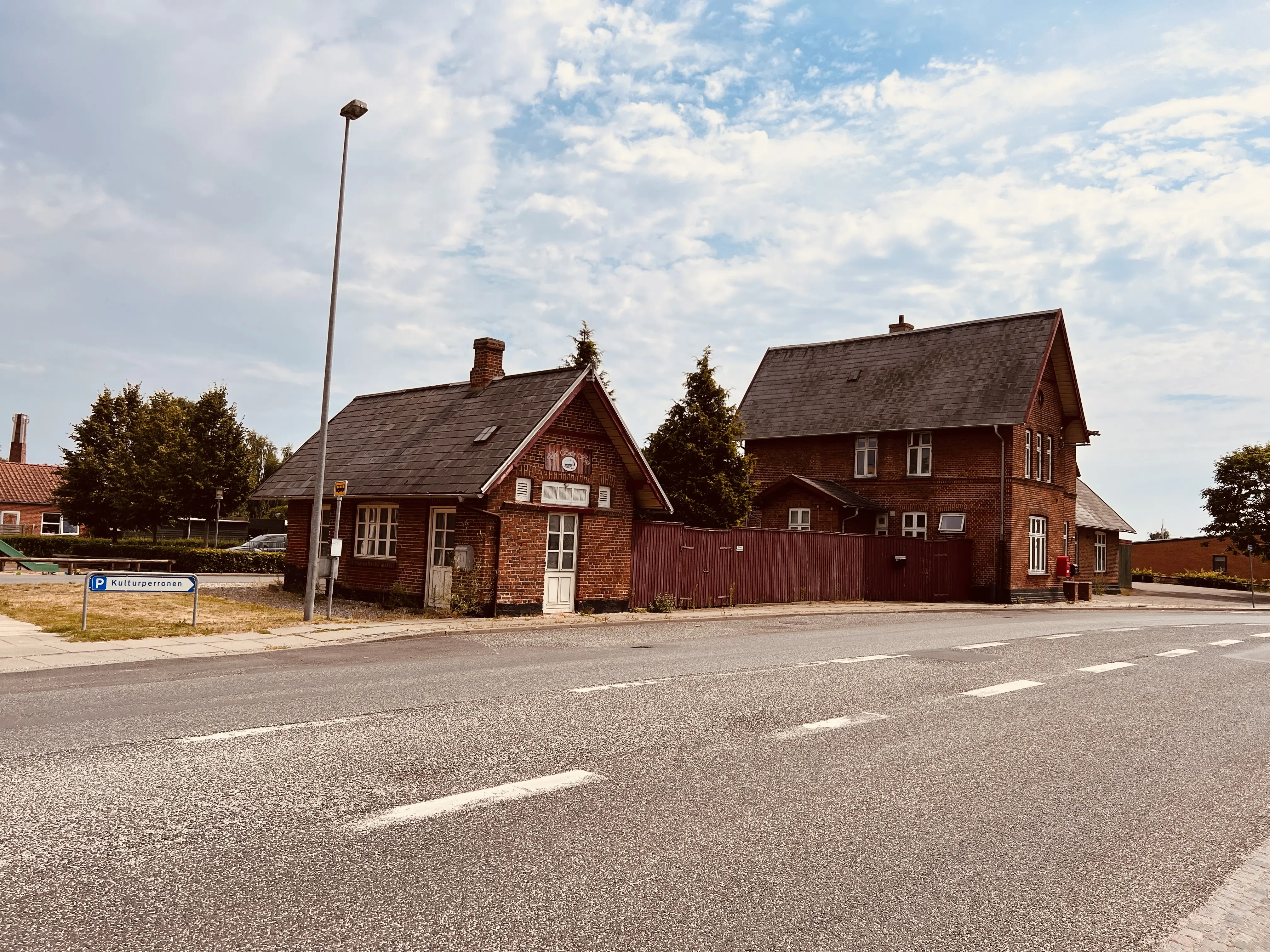 Billede af Auning Station.