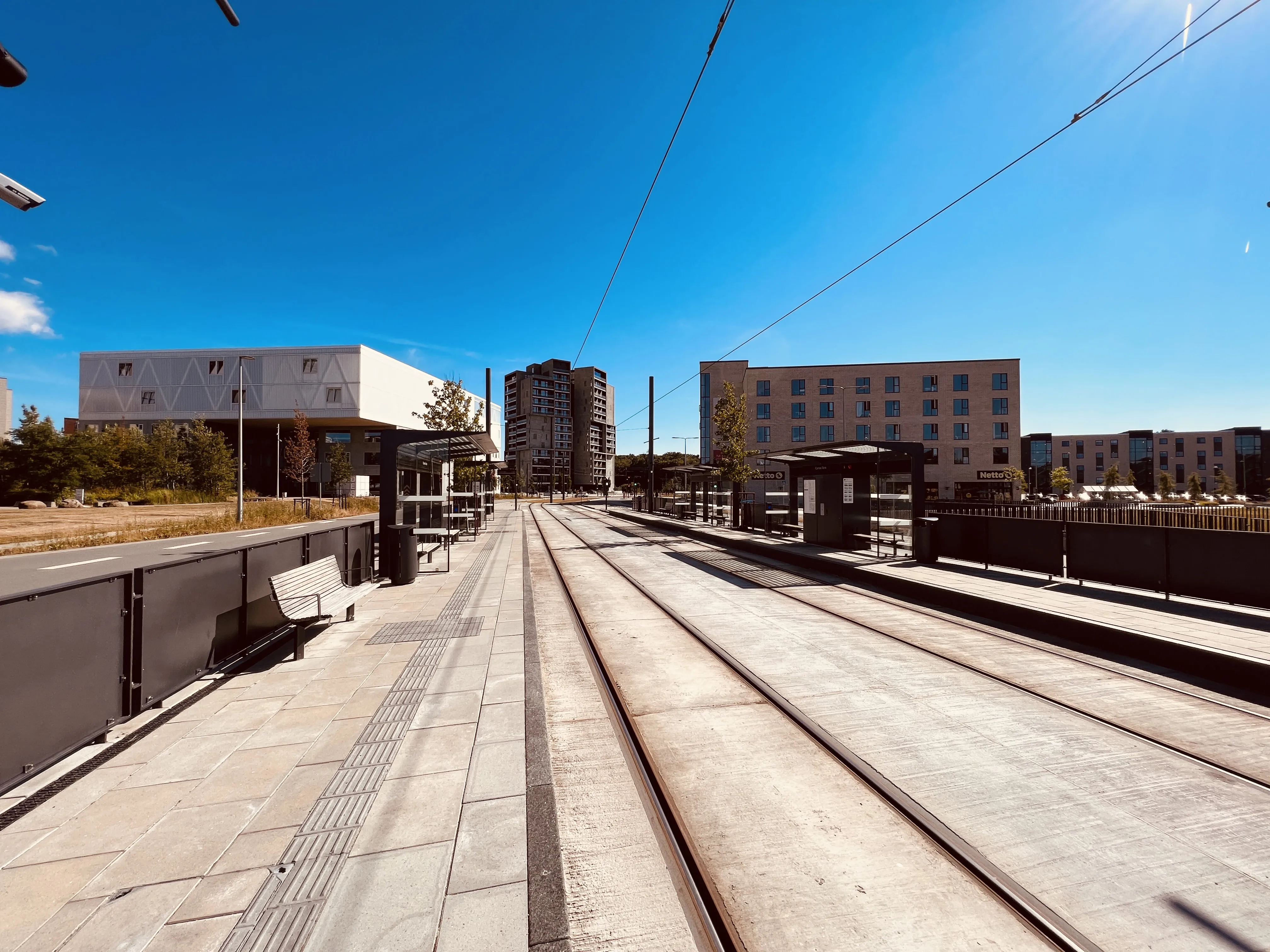 Billede af Cortex Park Letbanestation. Billede af Cortex Park Letbanestation.
