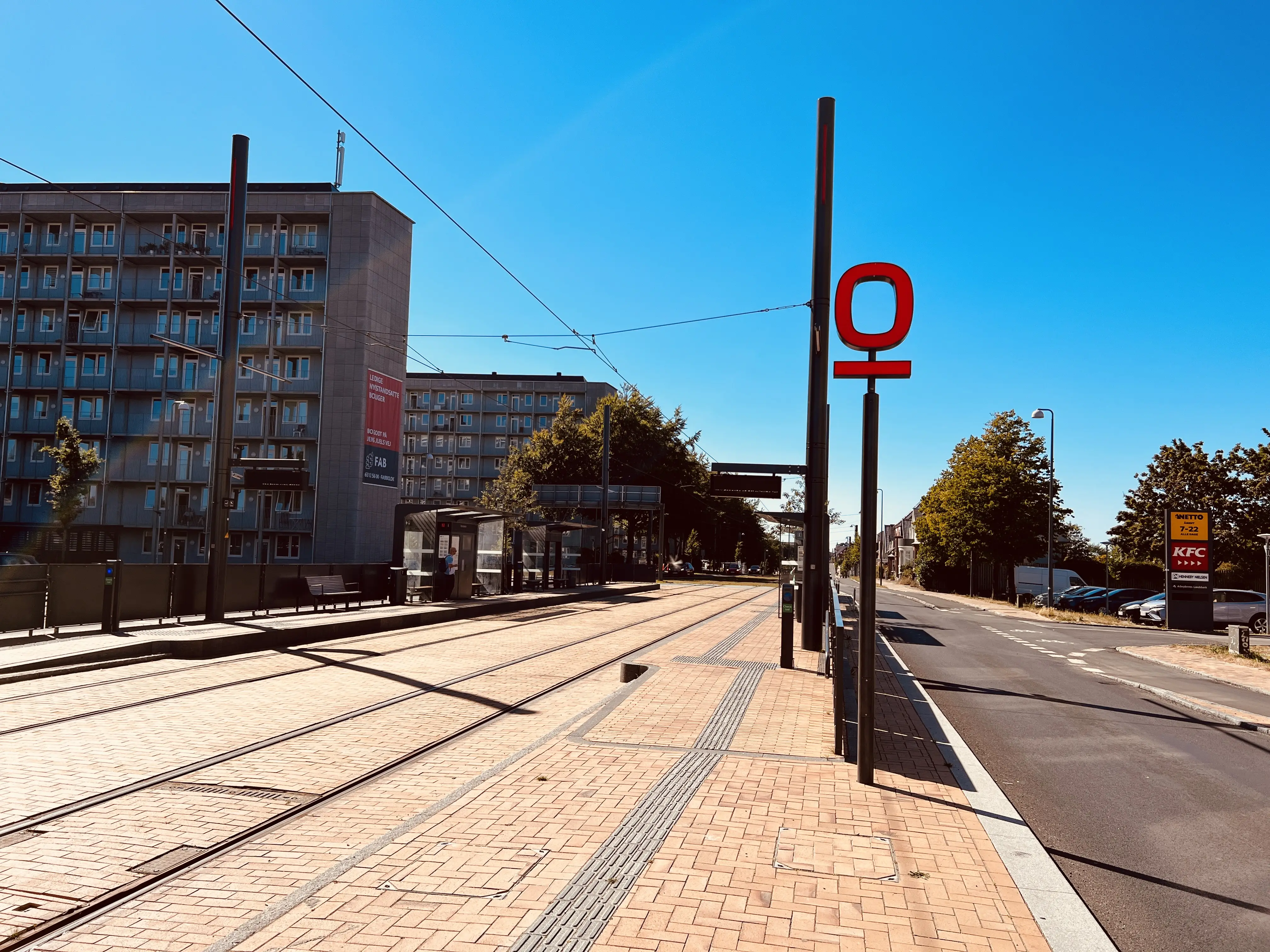 Billede af Korsløkke Letbanestation. Billede af Korsløkke Letbanestation.