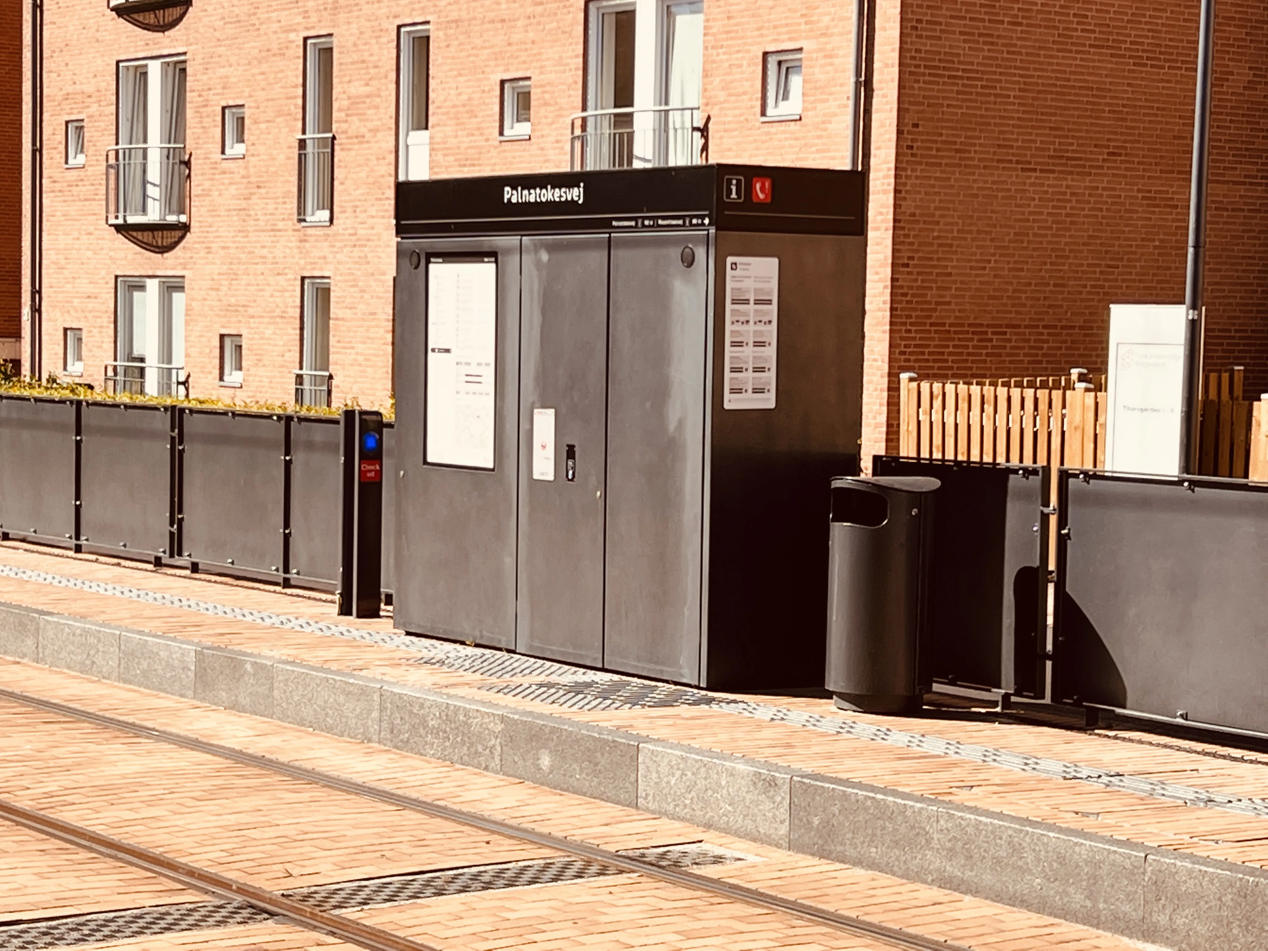 Billede af Palnatokesvej Letbanestation. Billede af Palnatokesvej Letbanestation.