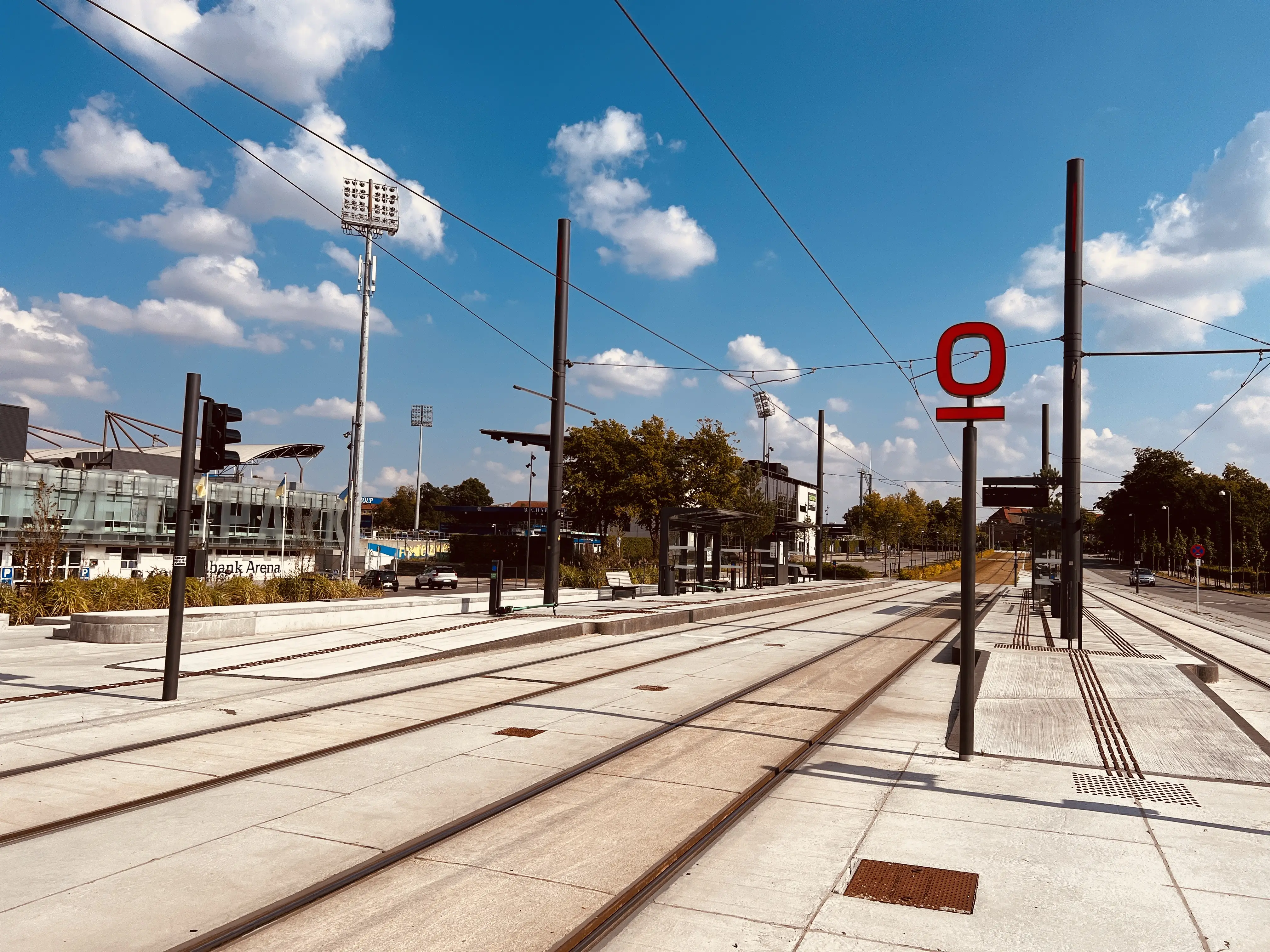 Billede af Idrætsparken Letbanestation. Billede af Idrætsparken Letbanestation.