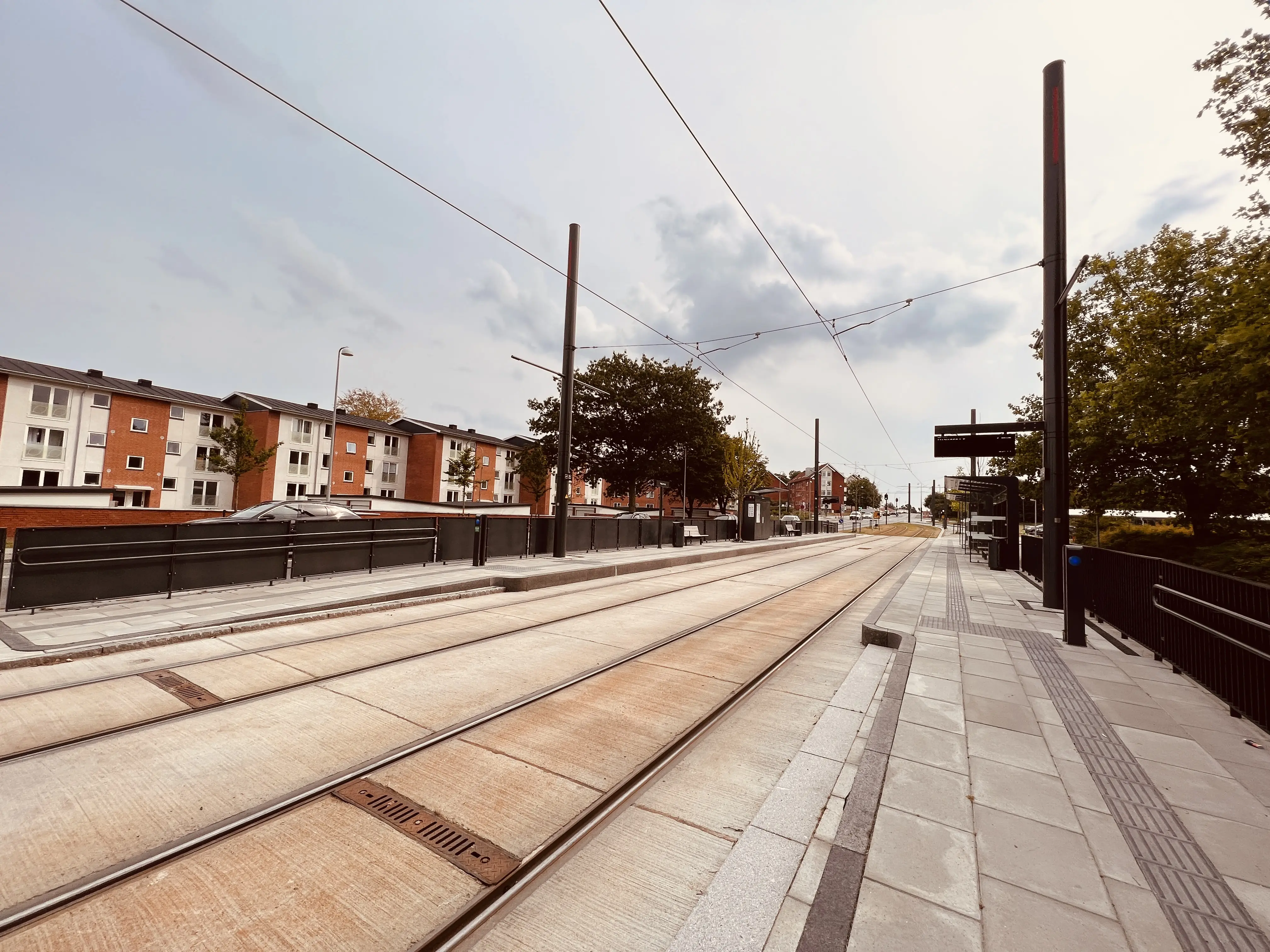 Billede af Højstrup Letbanestation. Billede af Højstrup Letbanestation.