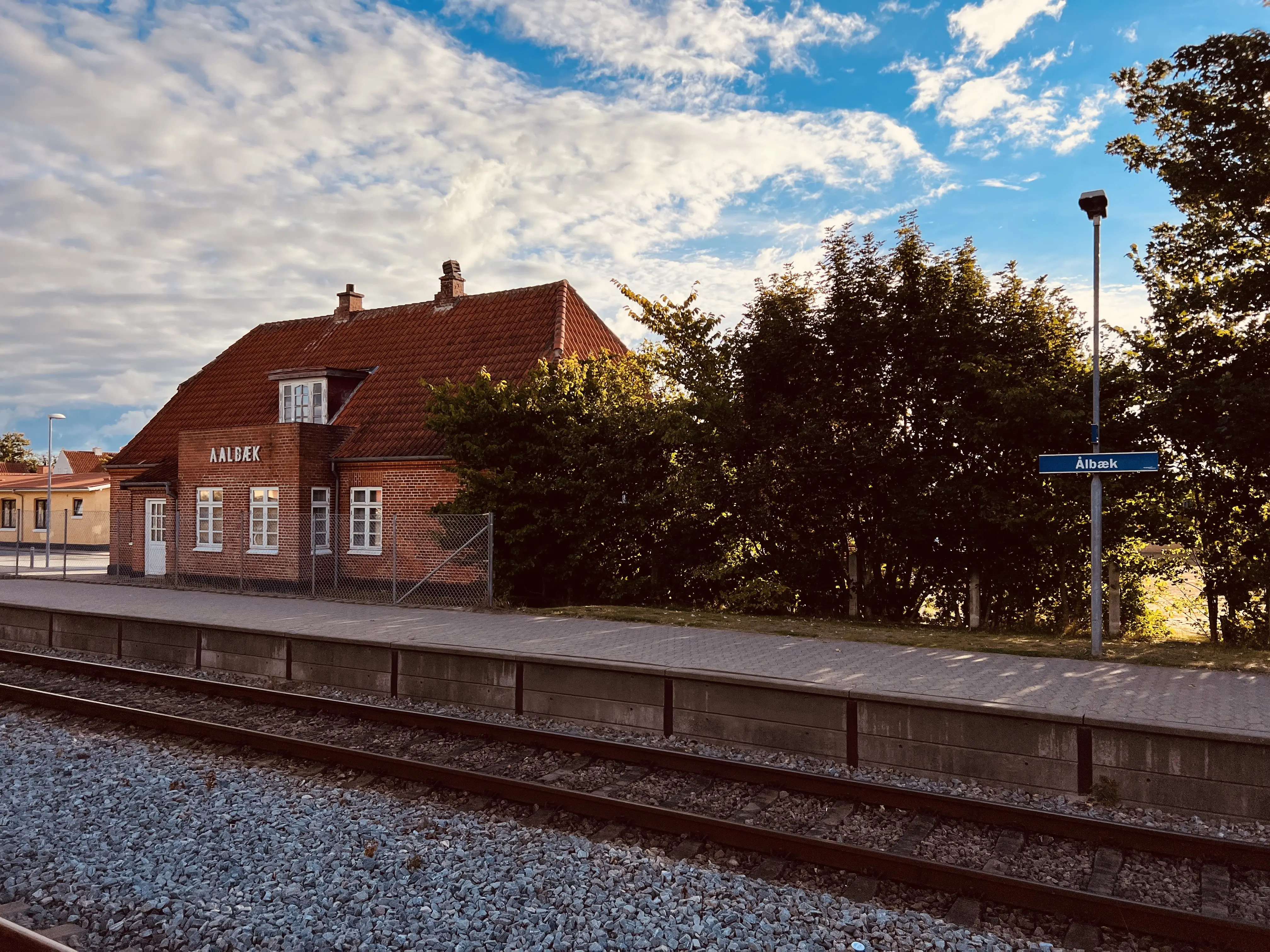 Billede af Ålbæk Trinbræt. Billede af Ålbæk Trinbræt.