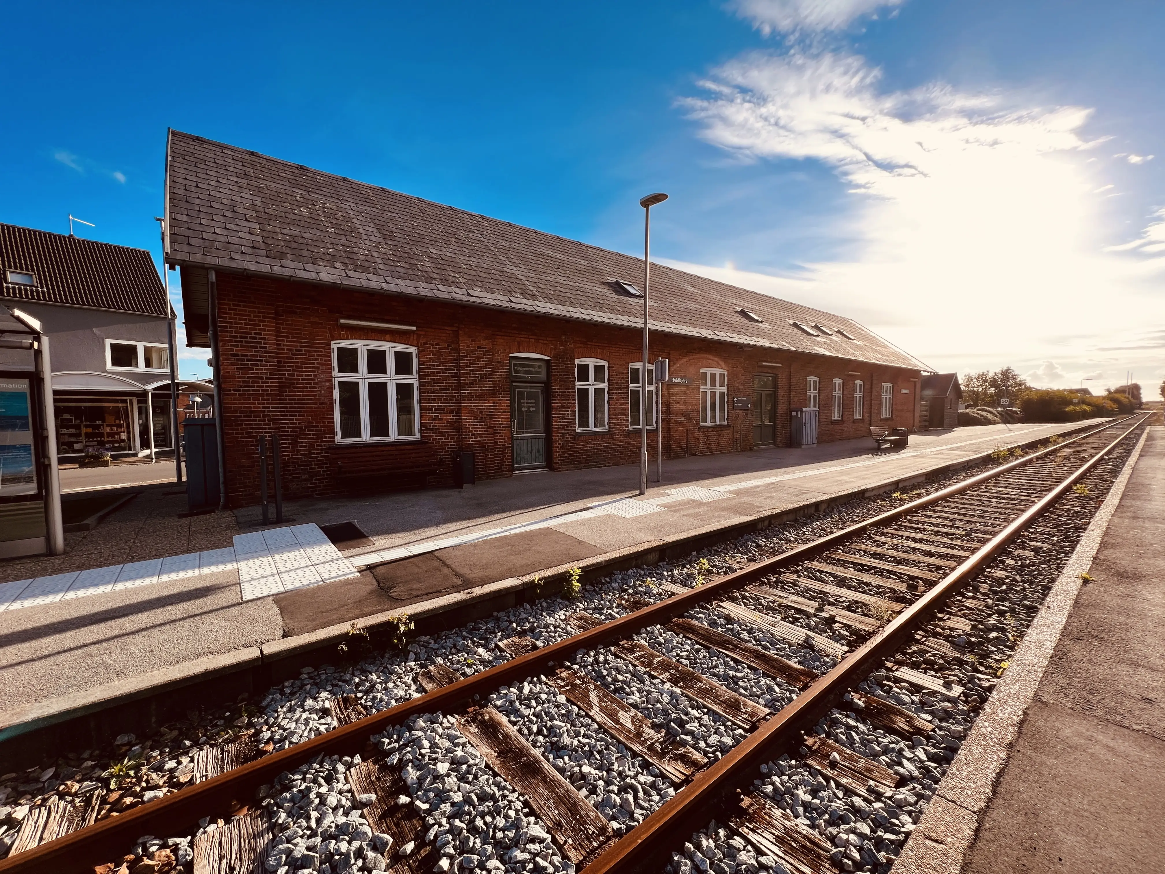 Billede af Hvidbjerg Station. Billede af Hvidbjerg Station.