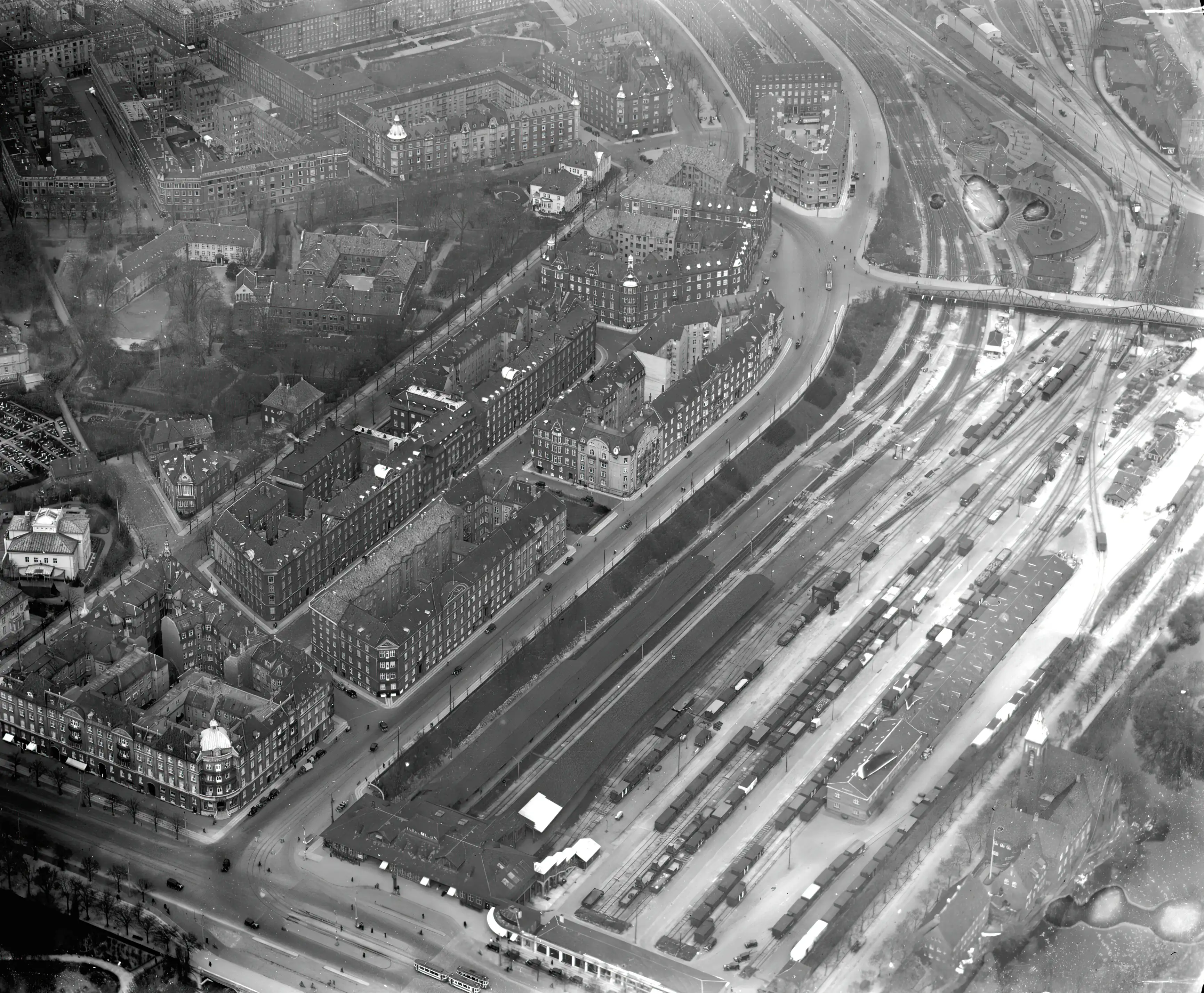 Billede af Østerport Stations remiseområde. Billede af Østerport Stations remiseområde.