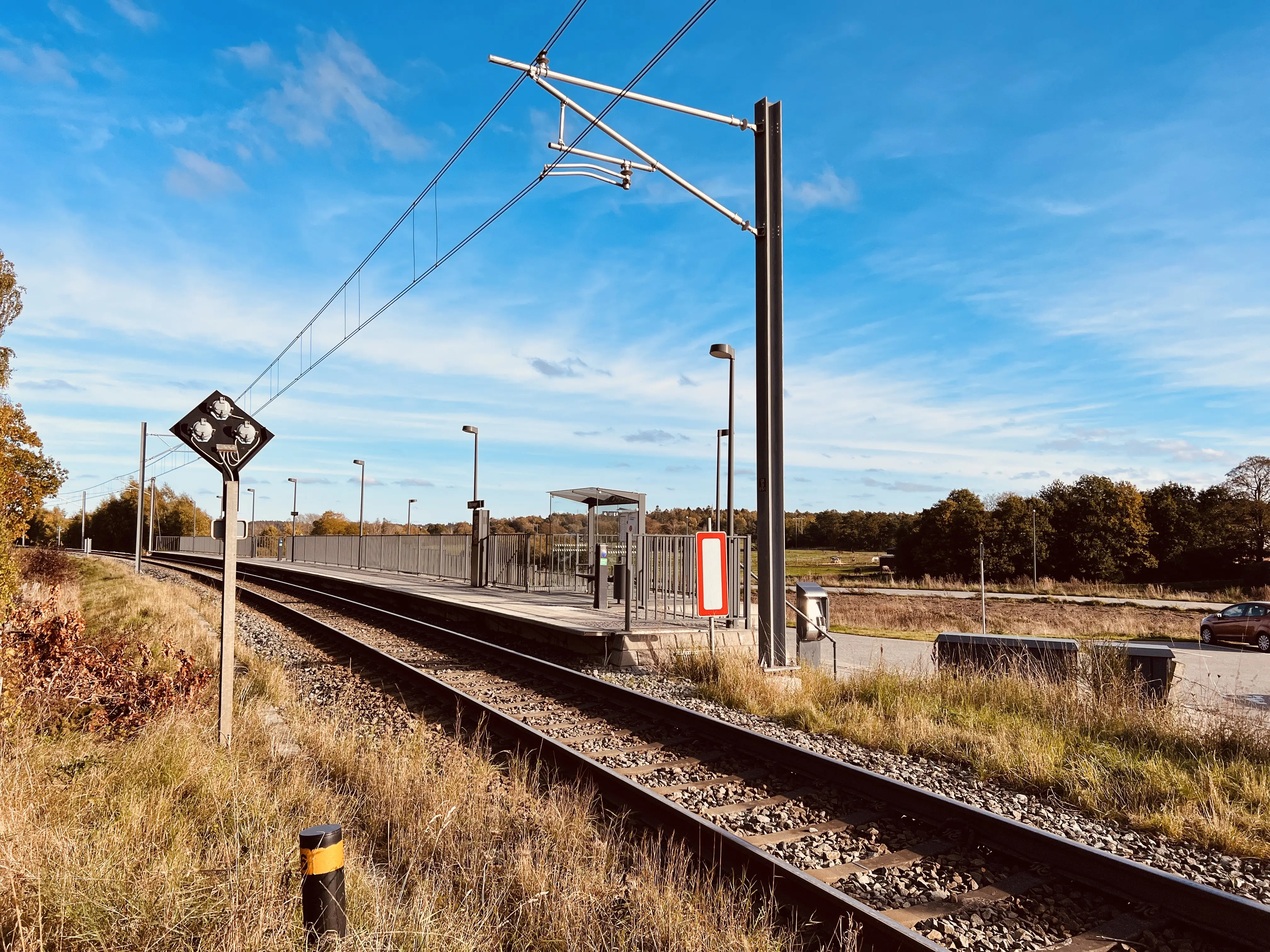 Billede af Thorsager Letbanestation. Billede af Thorsager Letbanestation.