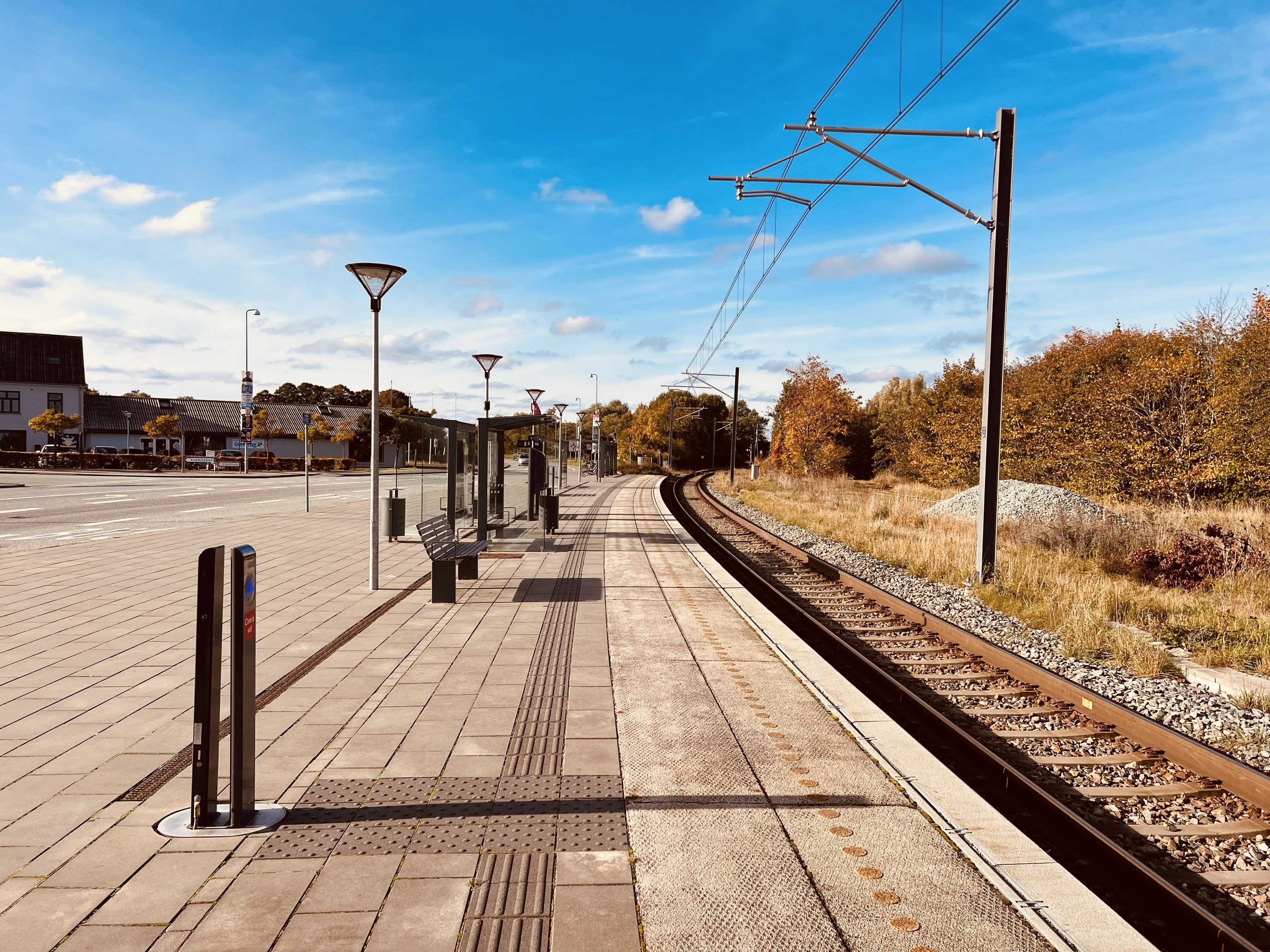 Billede af Kolind Letbanestation. Billede af Kolind Letbanestation.