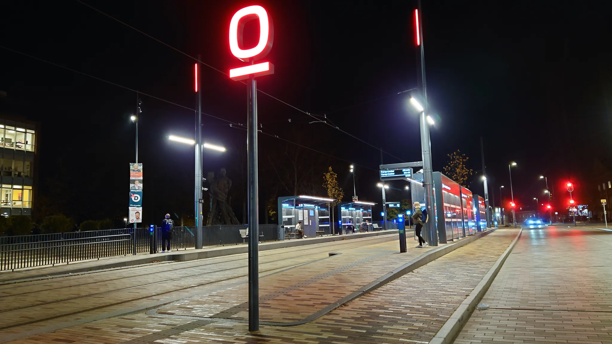 Billede af Odense Banegård Letbanestation. Billede af Odense Banegård Letbanestation.