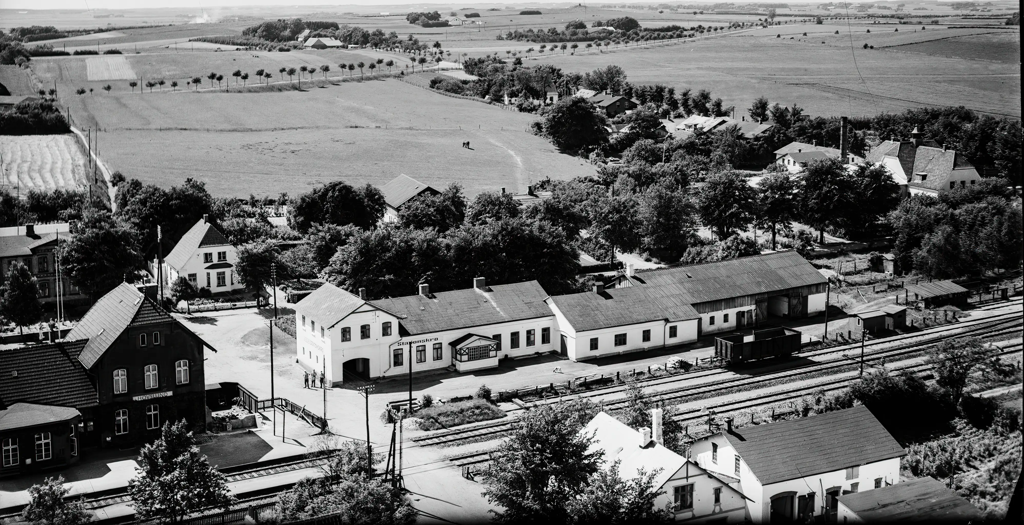Billede af Hovslund Stationsby (Smalspor) Stationskro. Billede af Hovslund Stationsby (Smalspor) Stationskro.