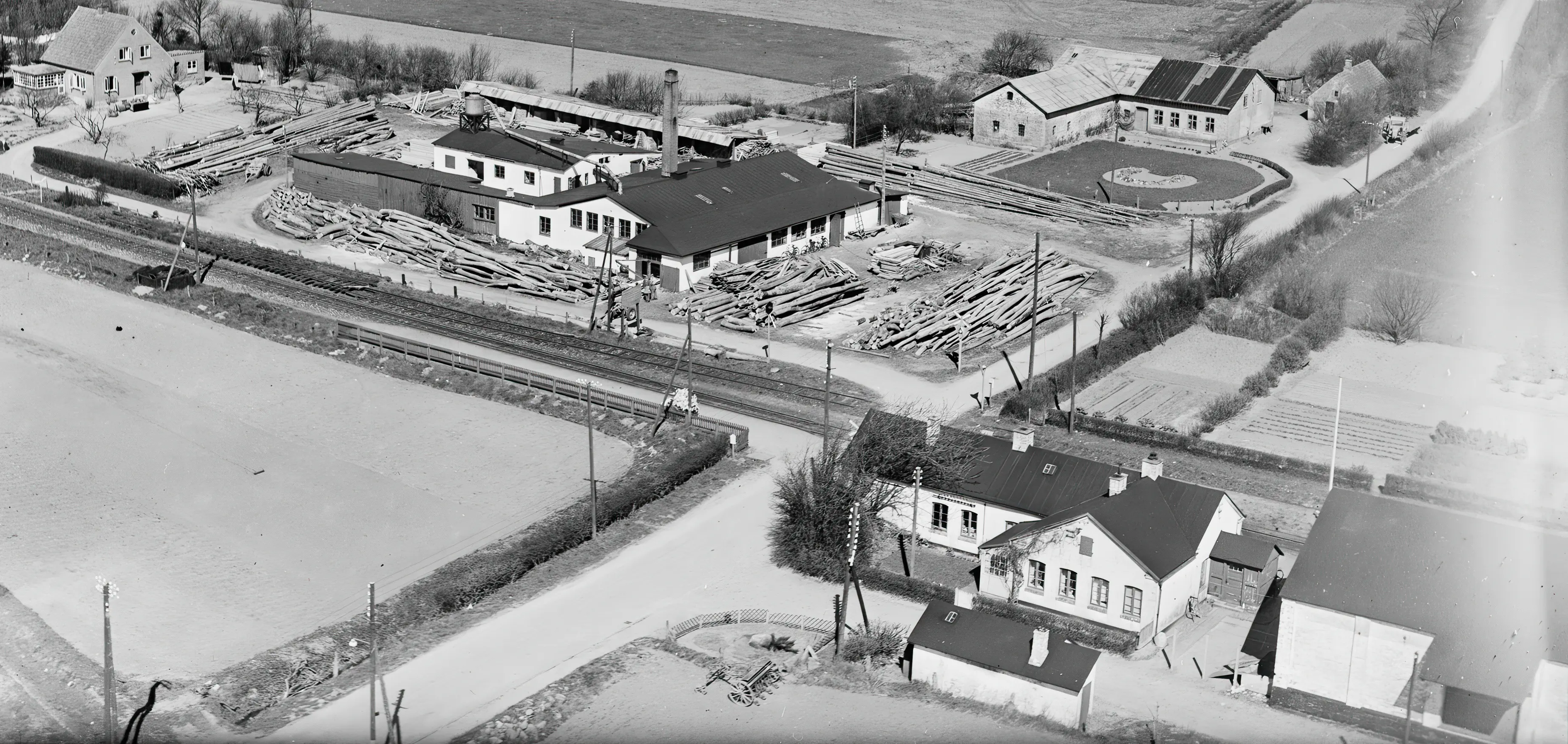 Billede af Hammelev (Sønderjylland) Billetsalgssted med Sidespor. Billede af Hammelev (Sønderjylland) Billetsalgssted med Sidespor.