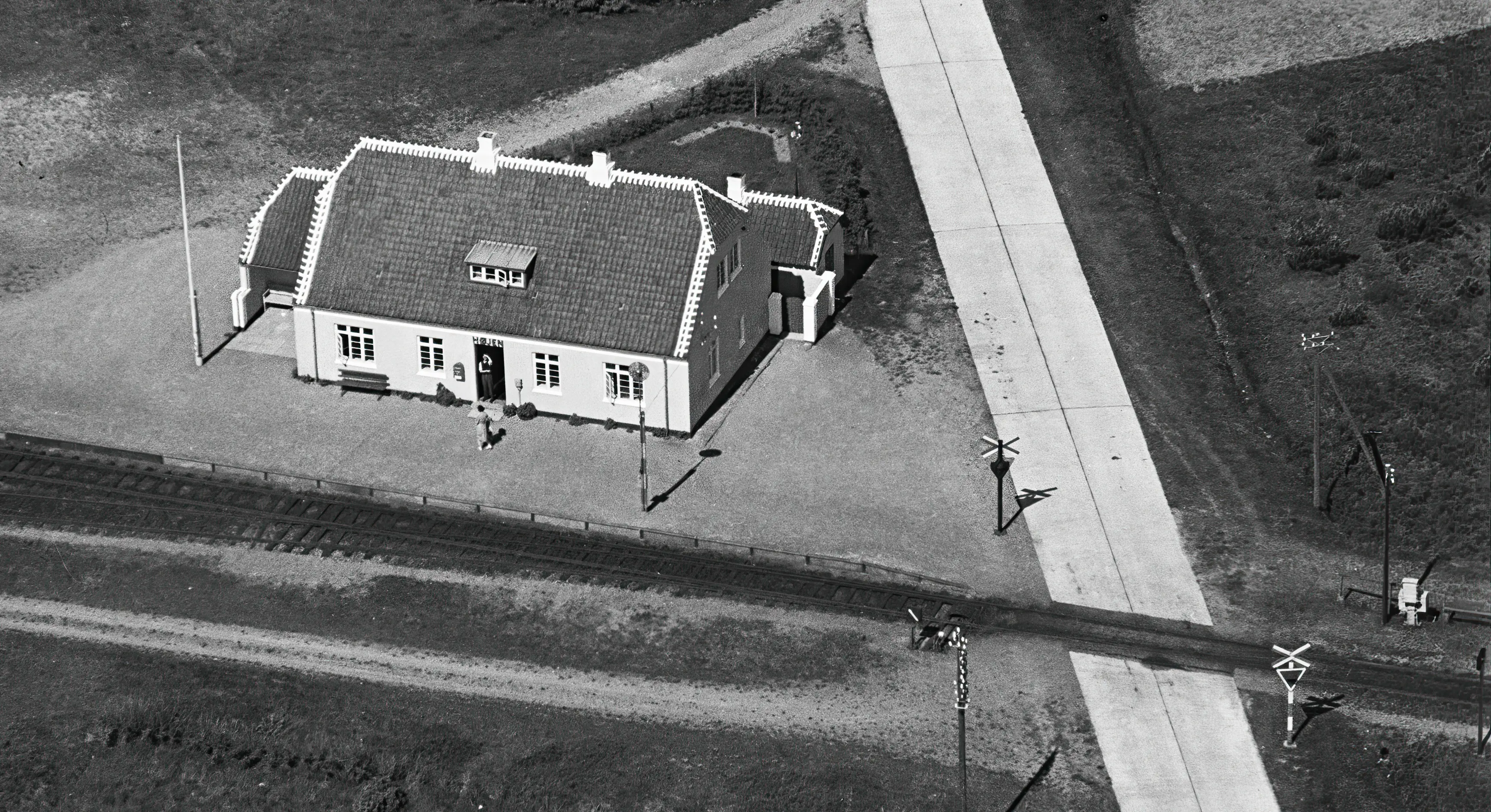 Billede af Højen Station. Billede af Højen Station.